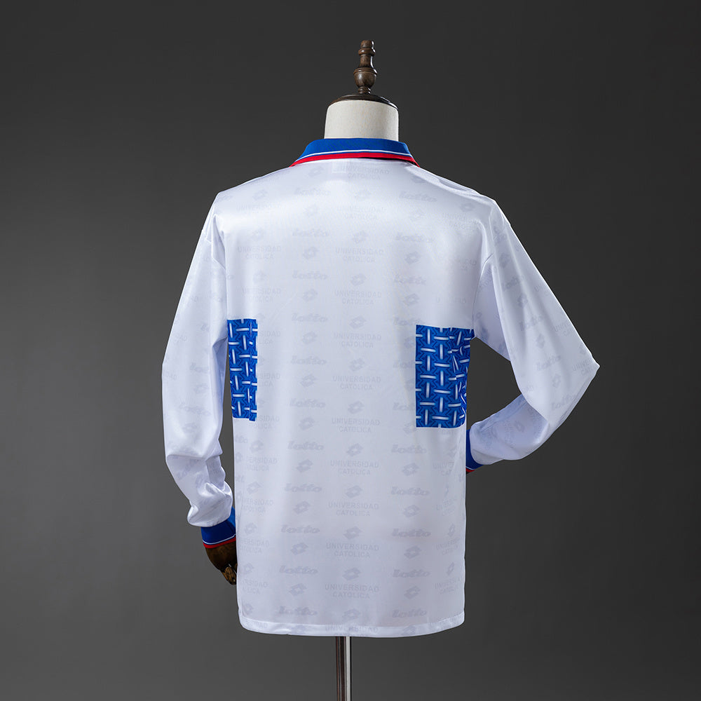 CAMISETA UNIVERSIDAD CATOLICA l MANGA LARGA 1996 HOMBRE (RETRO)