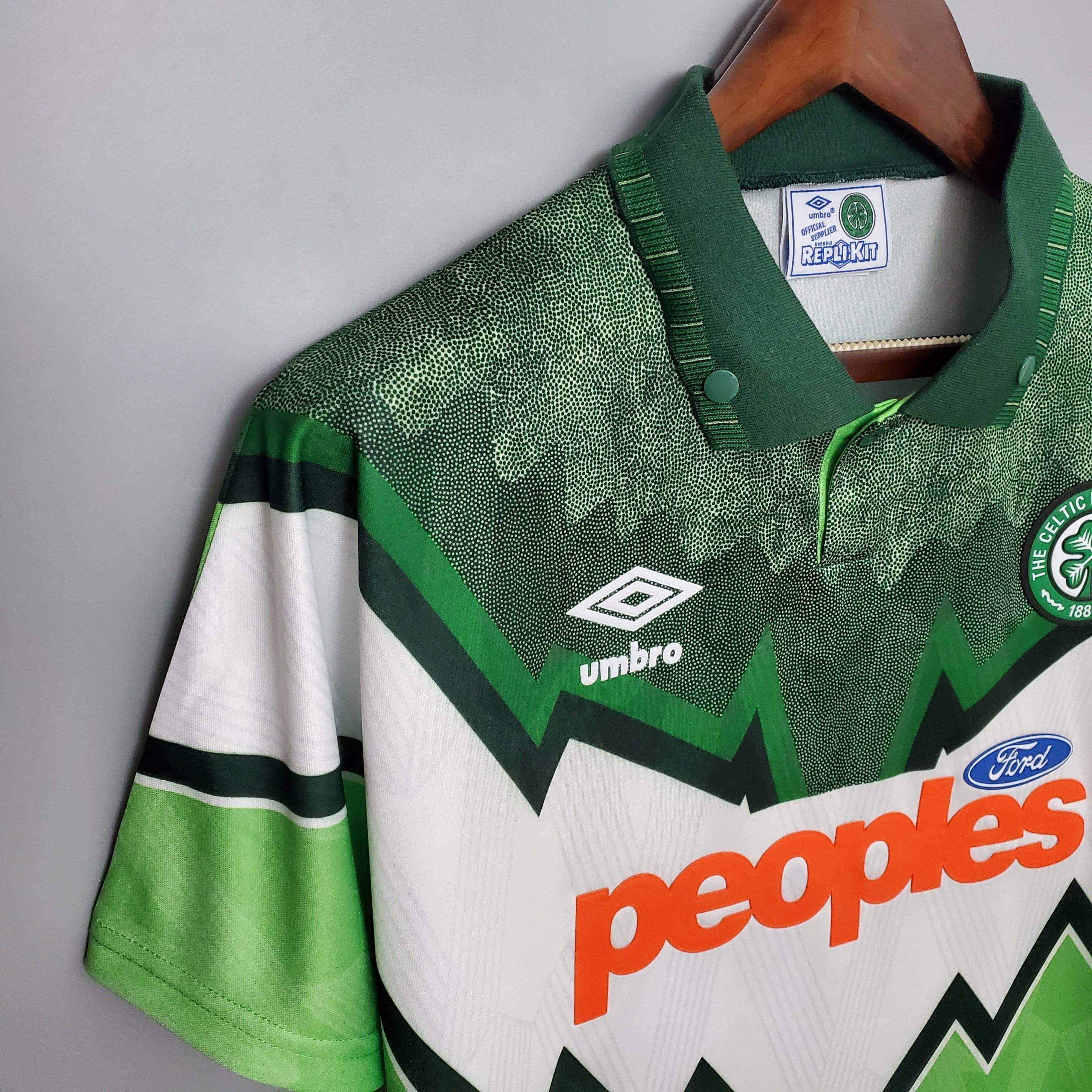 CAMISETA CELTIC I 91/92 HOMBRE (RETRO) - ZonaCamisetas