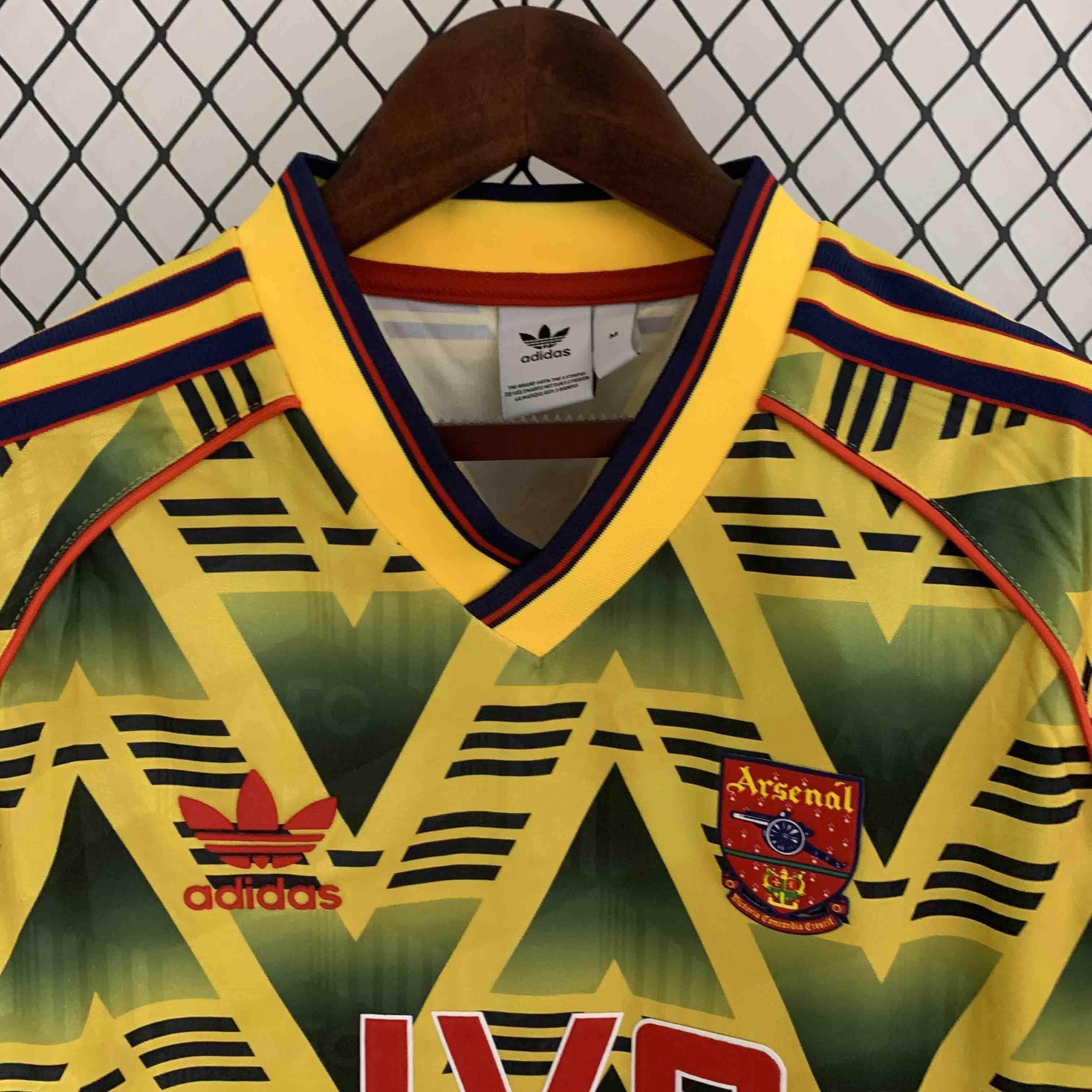 CAMISETA ARSENAL I 91/93 HOMBRE (RETRO) MANGA LARGA - ZonaCamisetas