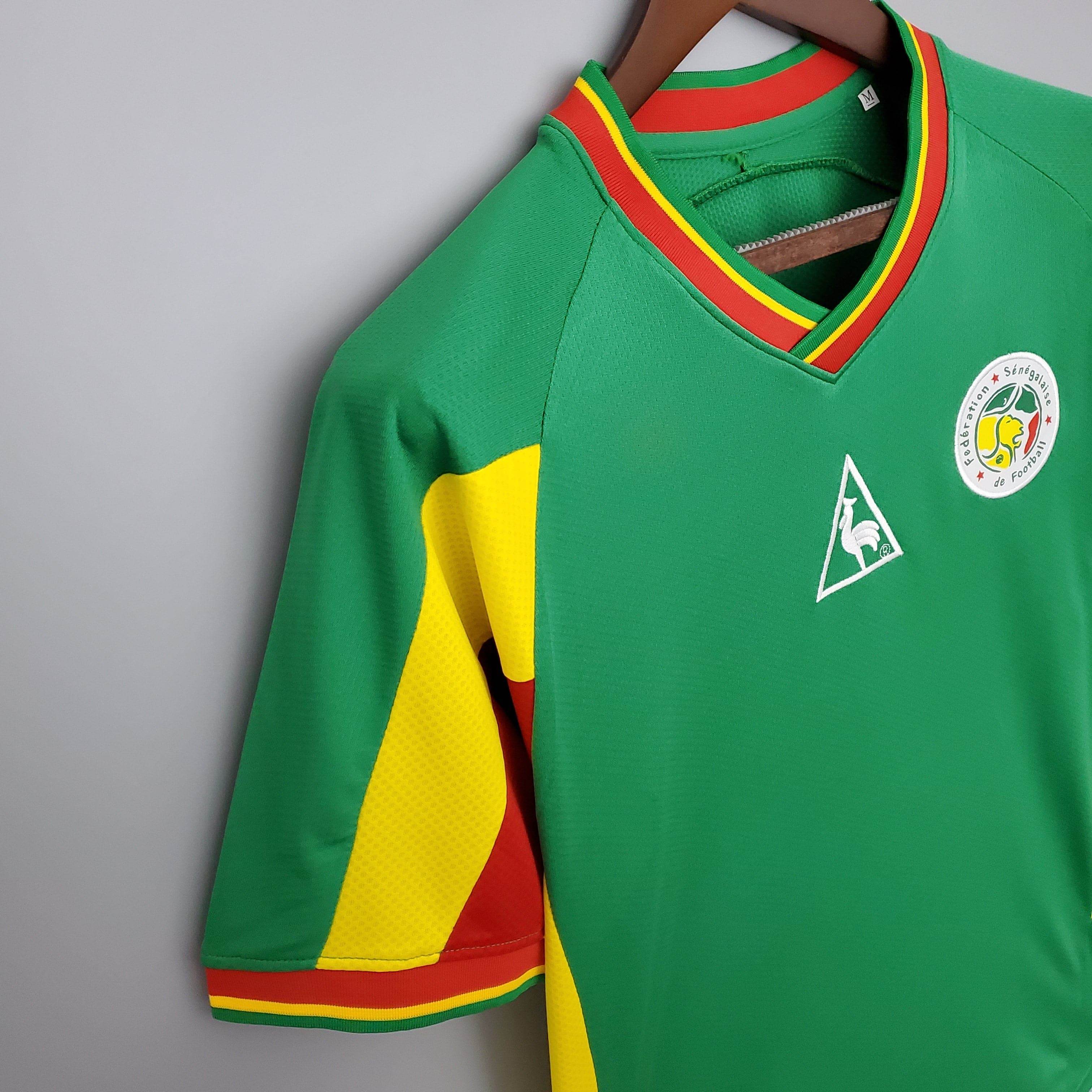 CAMISETA SENEGAL II 2002 HOMBRE (RETRO) - ZonaCamisetas