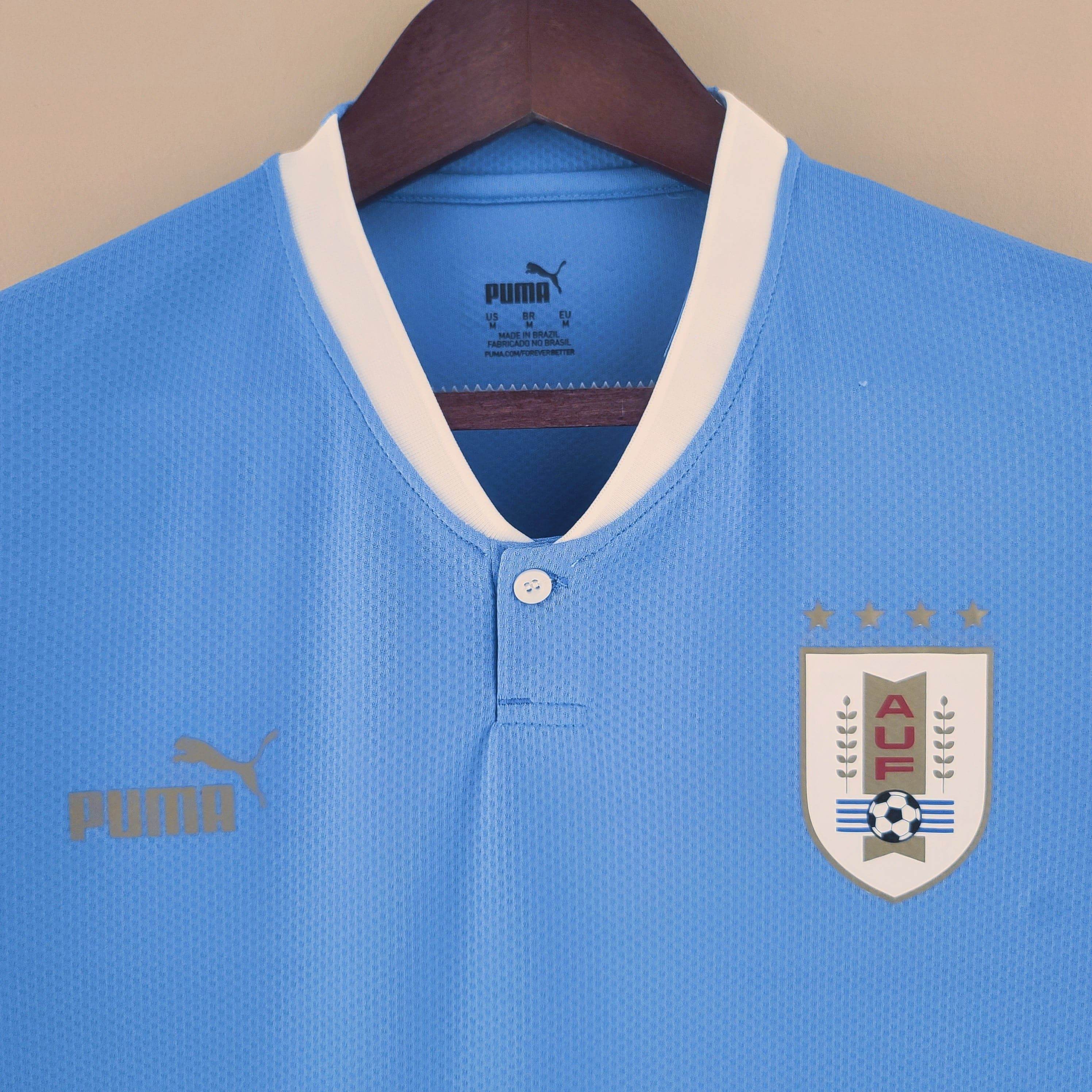 CAMISETA URUGUAY I 2022 HOMBRE (VERSIÓN FAN) - ZonaCamisetas