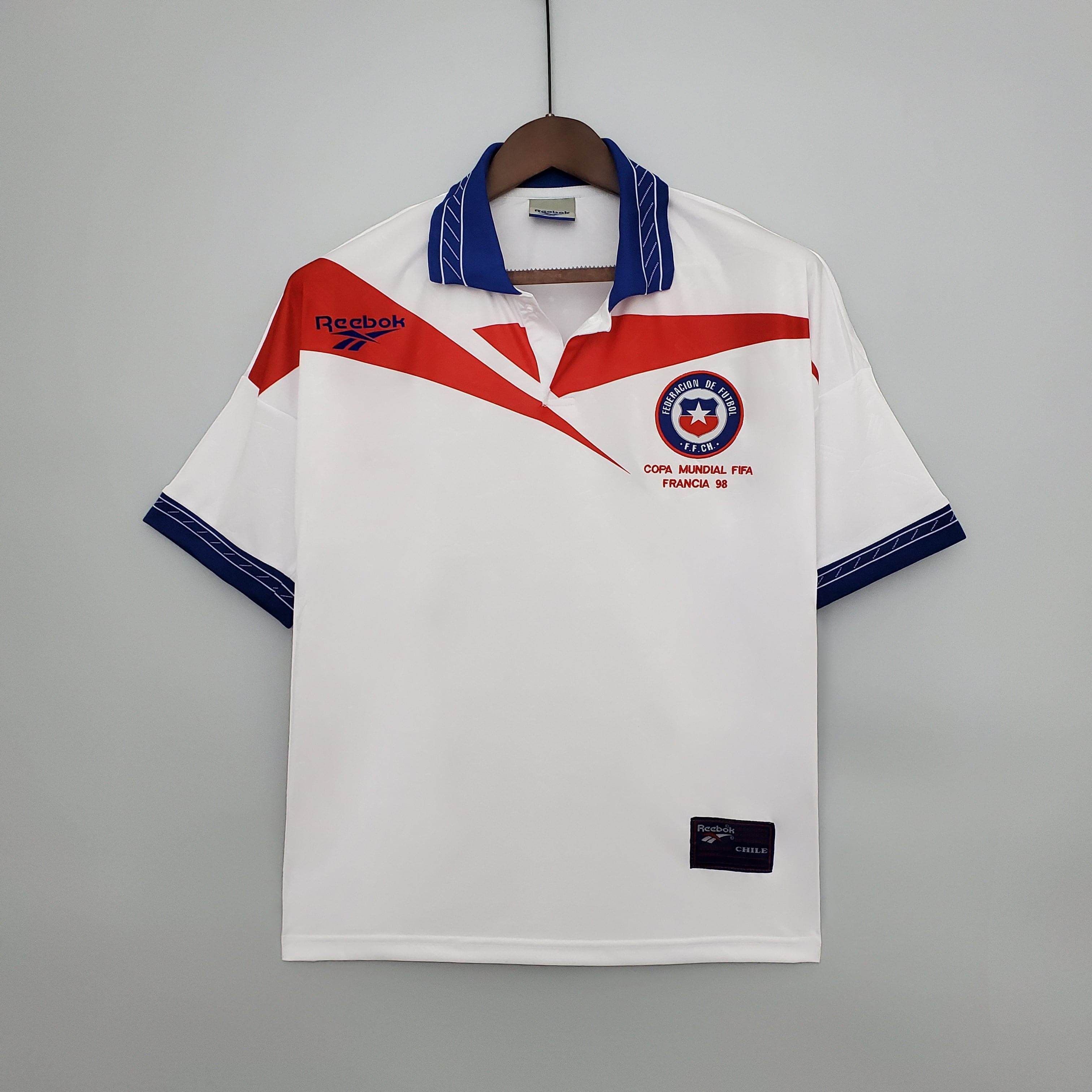 CAMISETA CHILE Il 1998 HOMBRE (RETRO) - ZonaCamisetas