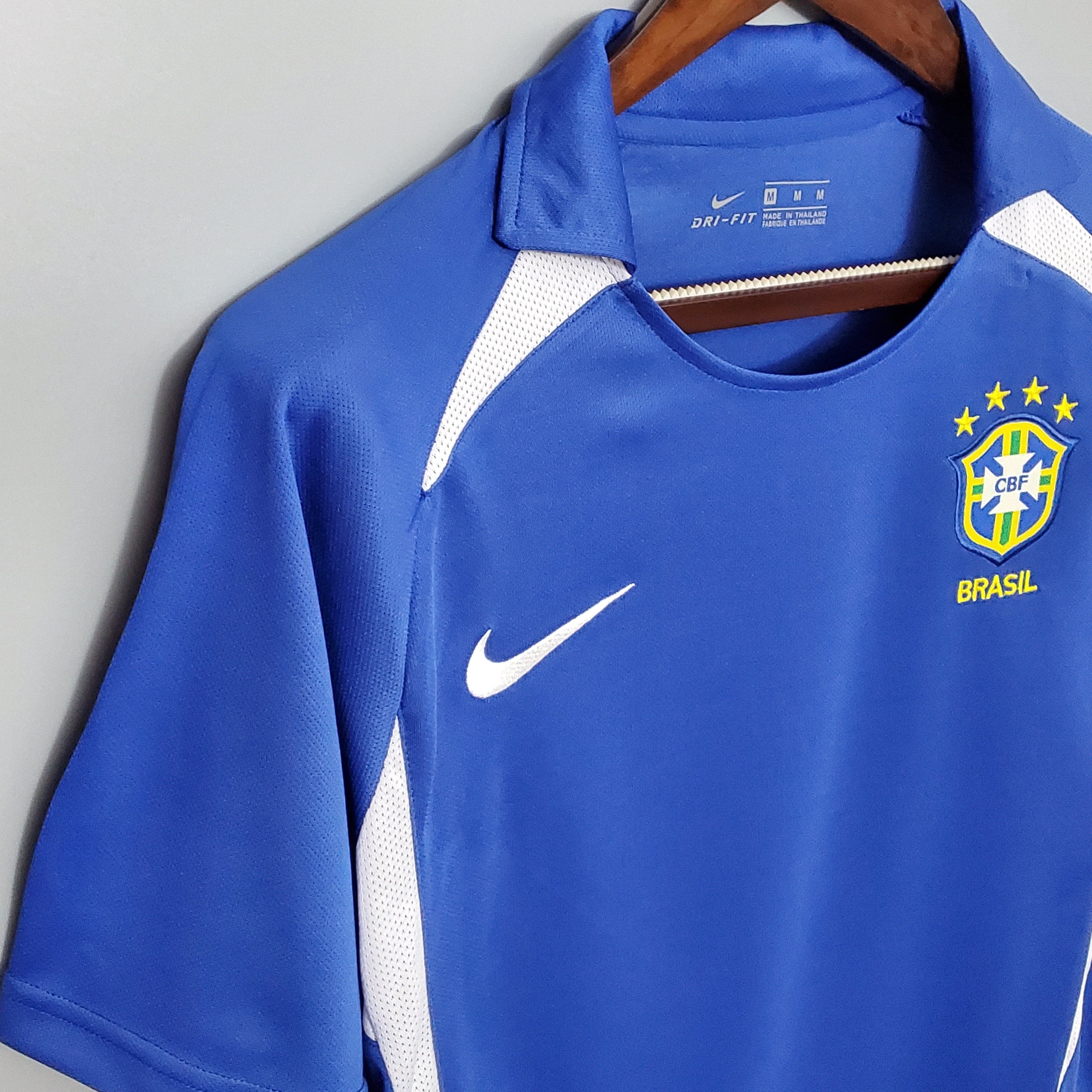 CAMISETA BRASIL II 2002 HOMBRE (RETRO)