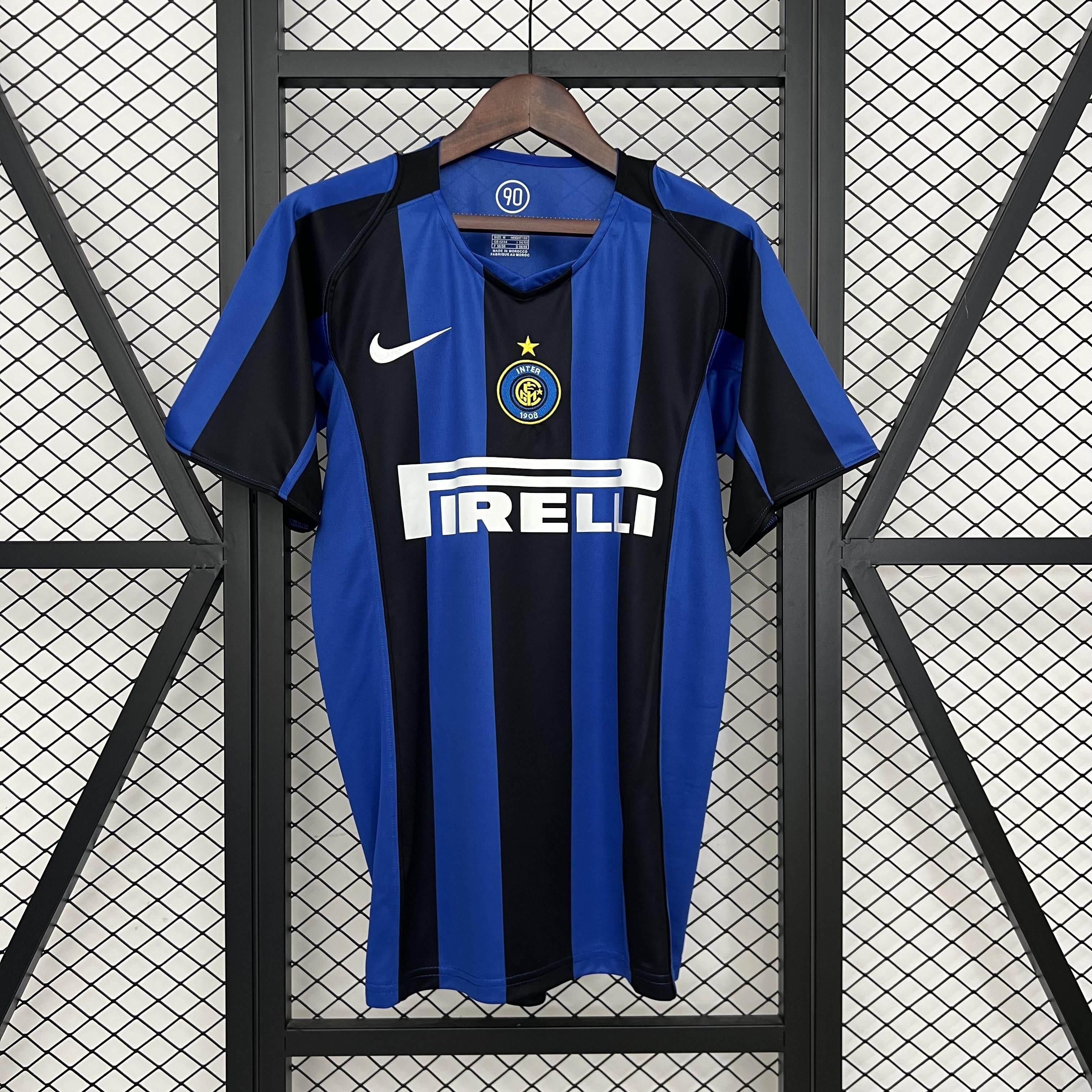 CAMISETA INTER DE MILAN I 04/05 HOMBRE (RETRO) - ZonaCamisetas