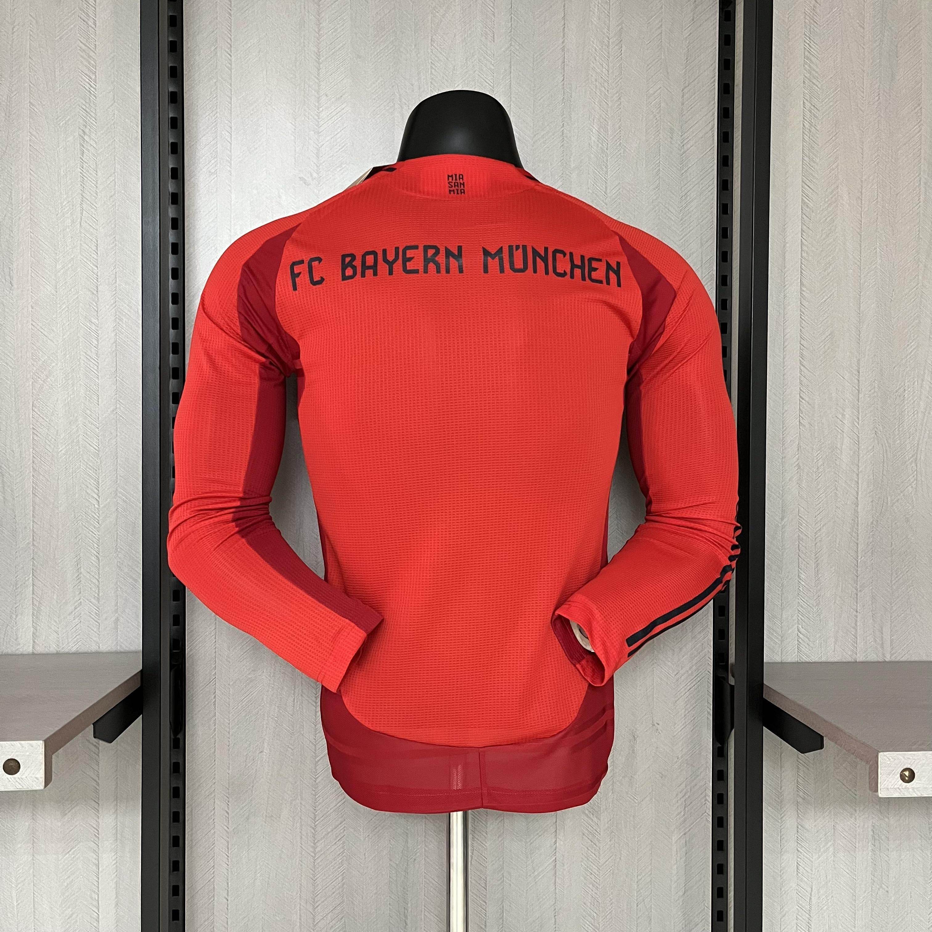 CAMISETA BAYERN DE MUNICH I 24/25 MANGA LARGA HOMBRE (VERSIÓN JUGADOR) - ZonaCamisetas
