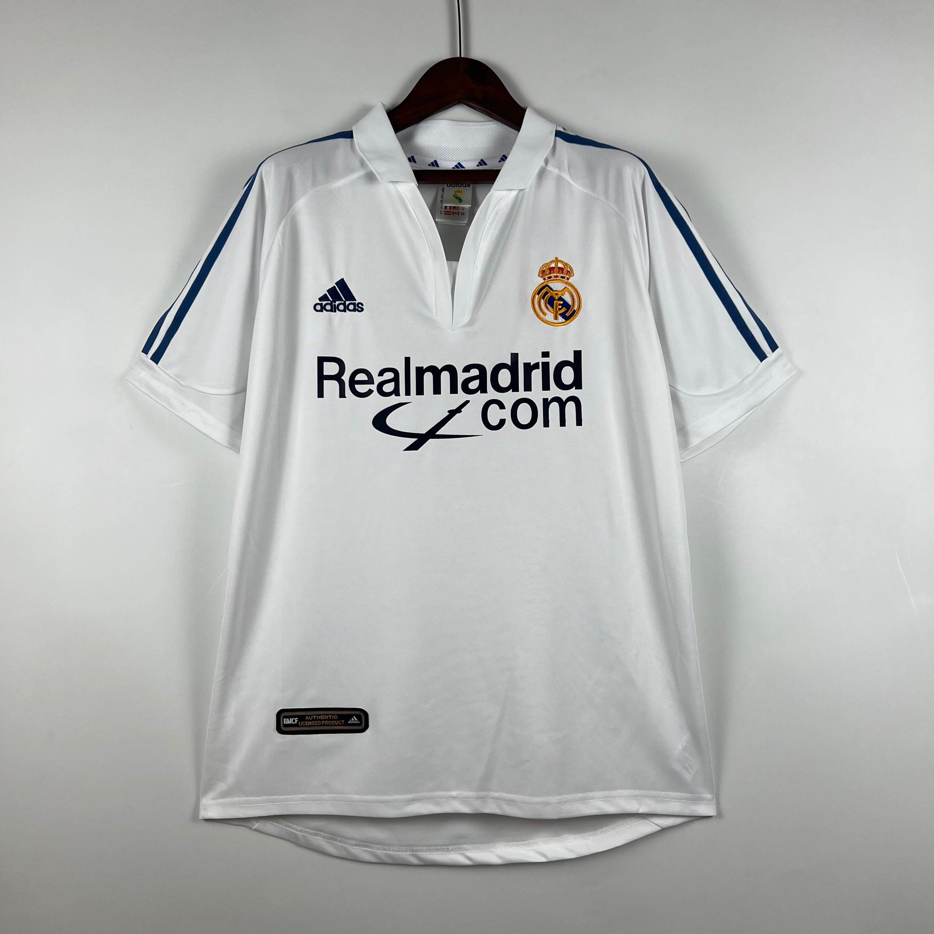 CAMISETA REAL MADRID I 01/02 HOMBRE (RETRO) - ZonaCamisetas