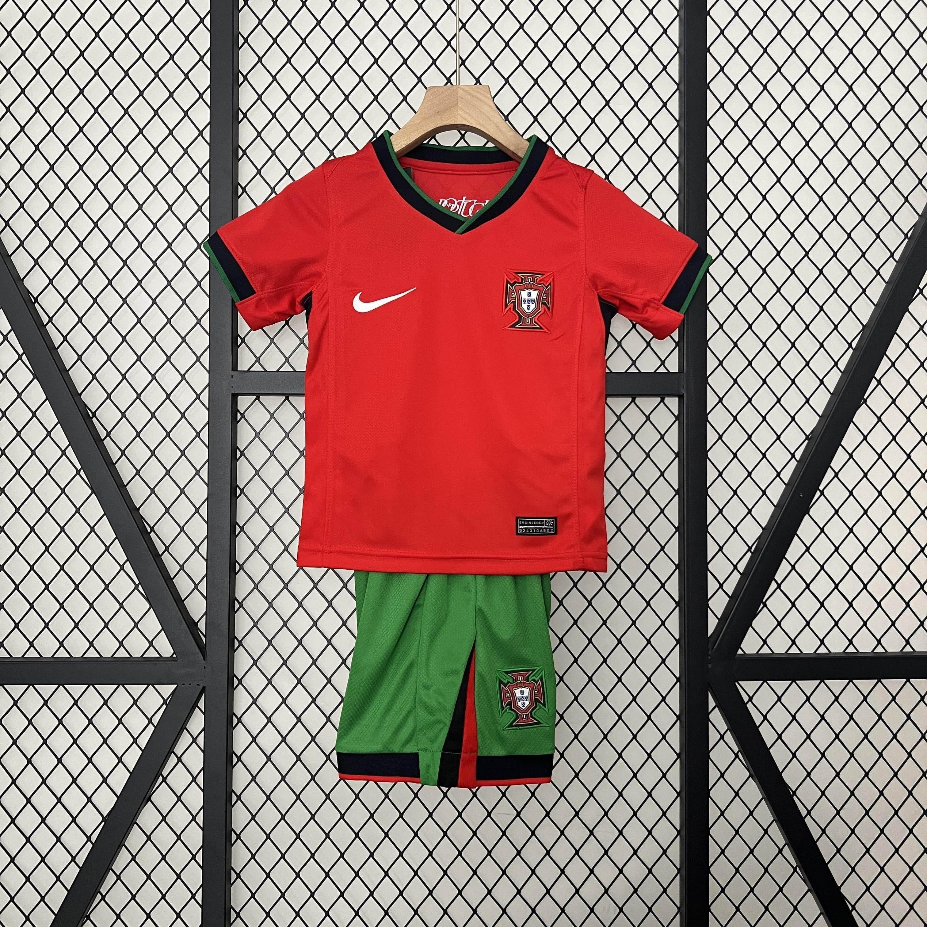 CAMISETA PORTUGAL EURO 2024 CONJUNTO INFANTIL - Zona Camisetas