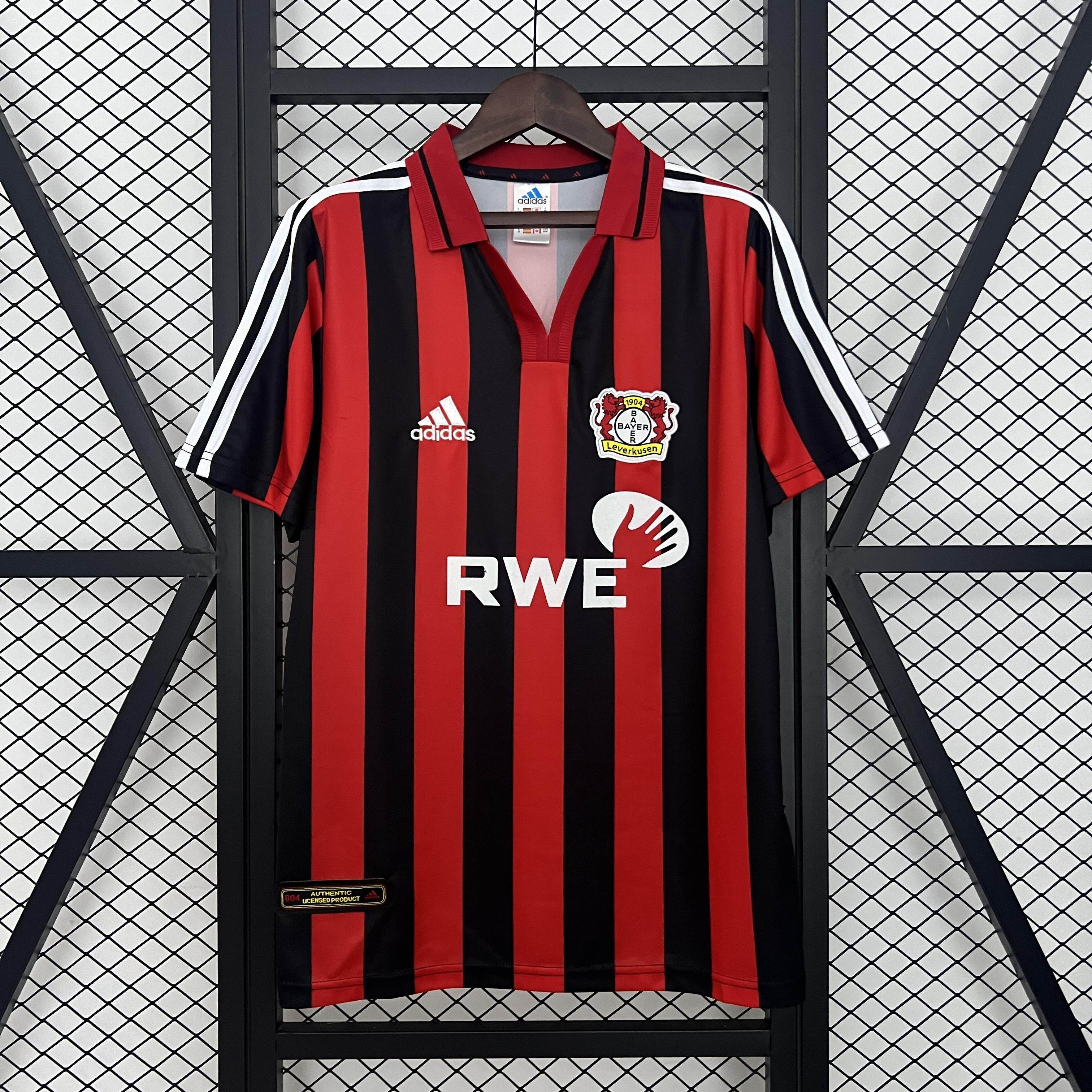 CAMISETA BAYERN LEVERKUSEN I 01/02 HOMBRE (RETRO) - ZonaCamisetas