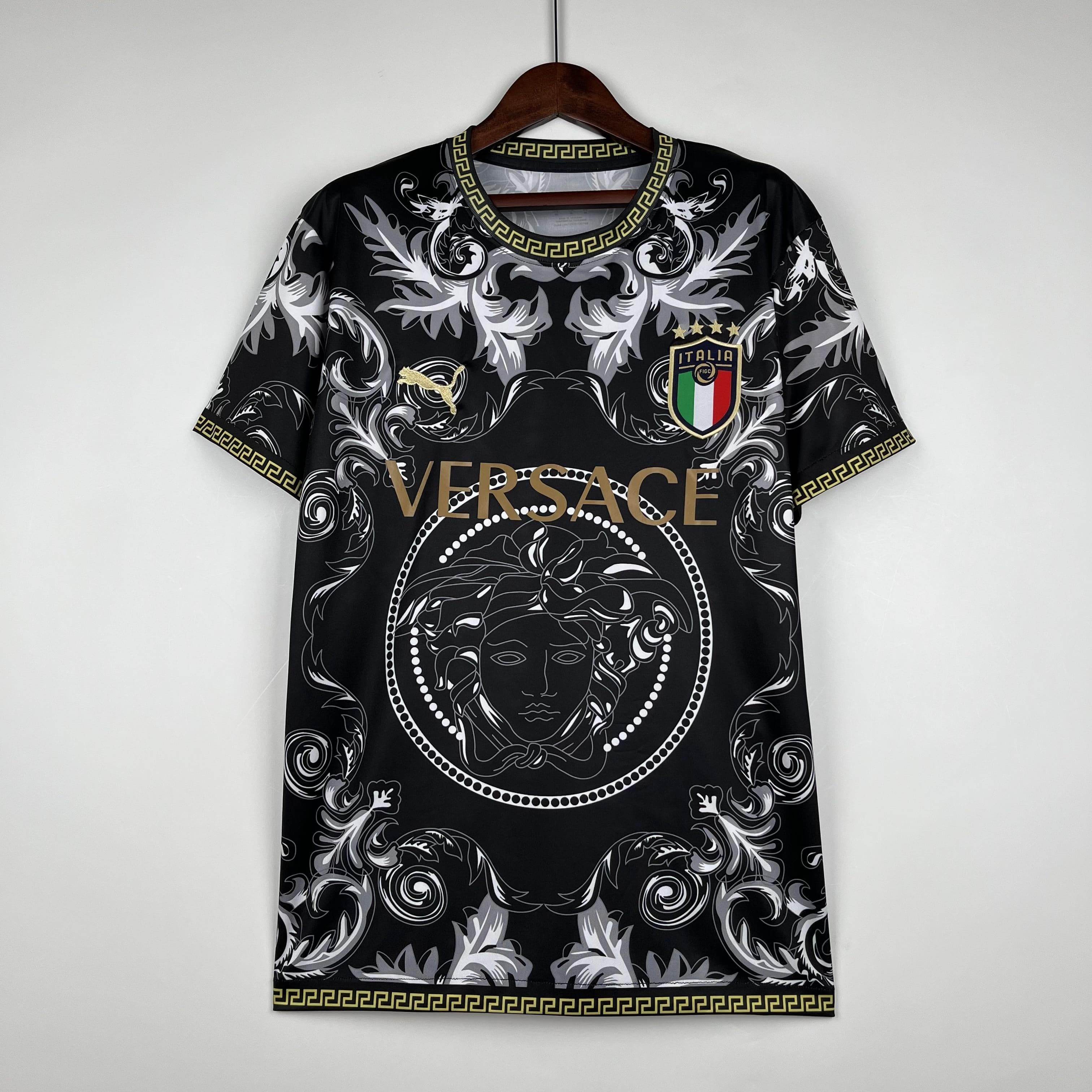 CAMISETA ITALIA EDICIÓN ESPECIAL BLACK 2024 HOMBRE (VERSIÓN FAN) - ZonaCamisetas