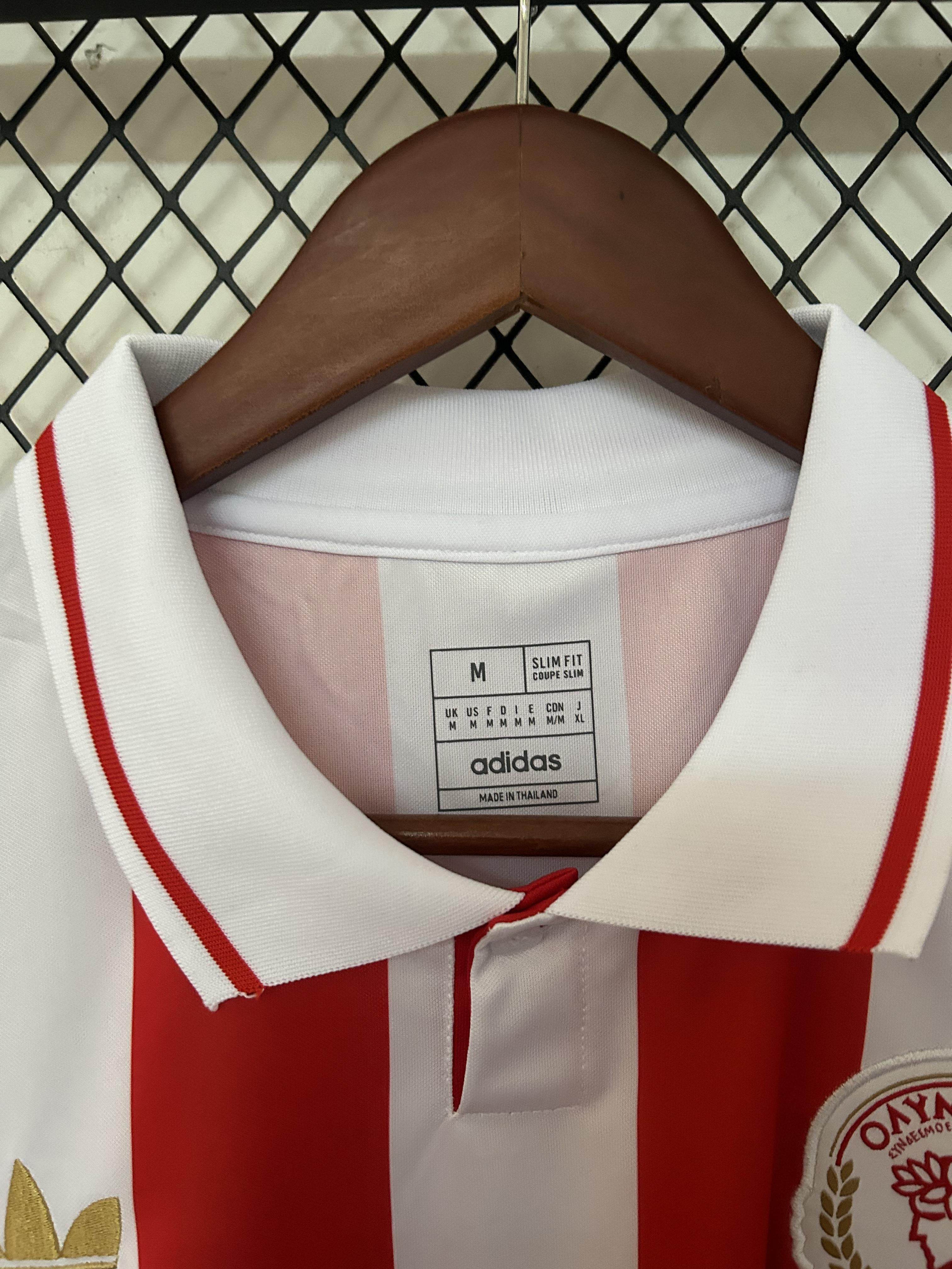 CAMISETA OLYMPIAKOS I 100th HOMBRE (VERSIÓN FAN) - ZonaCamisetas