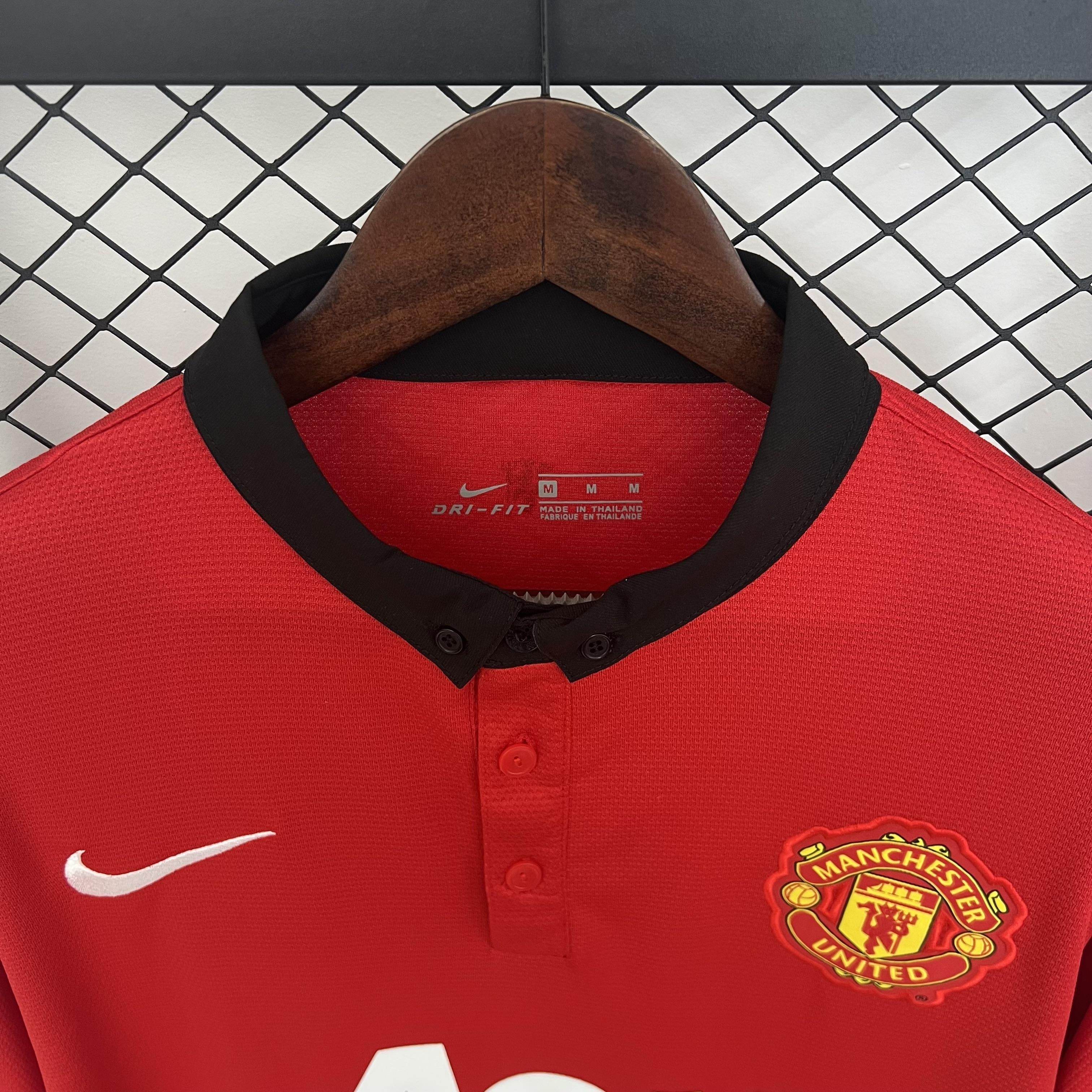 CAMISETA MANCHESTER UNITED I 13/14 HOMBRE (RETRO) MANGA LARGA - ZonaCamisetas