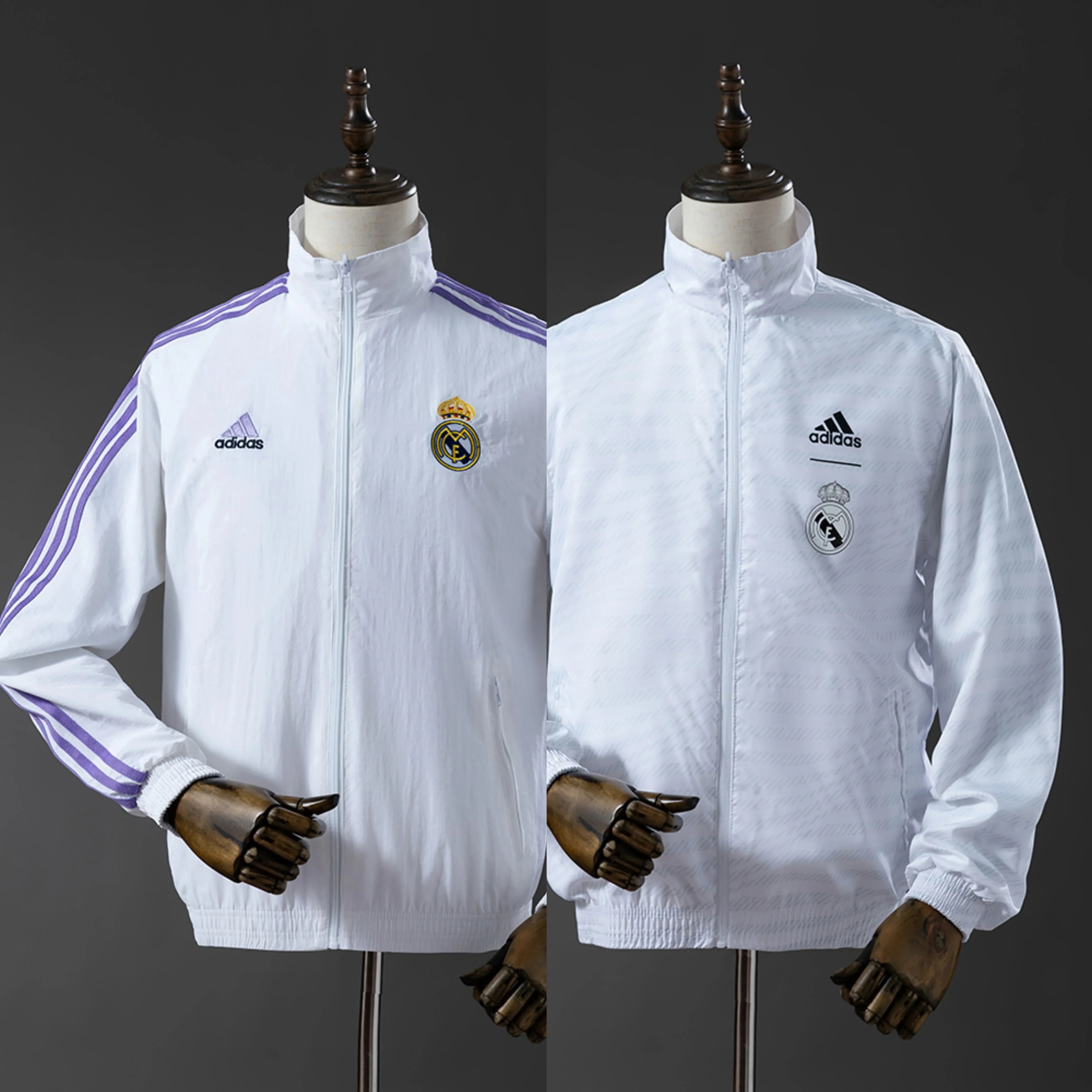 CORTAVIENTO REAL MADRID II REVERSIBLE 2025 - ZonaCamisetas