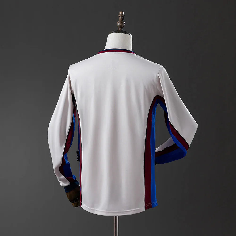 CAMISETA BARCELONA II 98/99 MANGA LARGA HOMBRE (RETRO) - ZonaCamisetas
