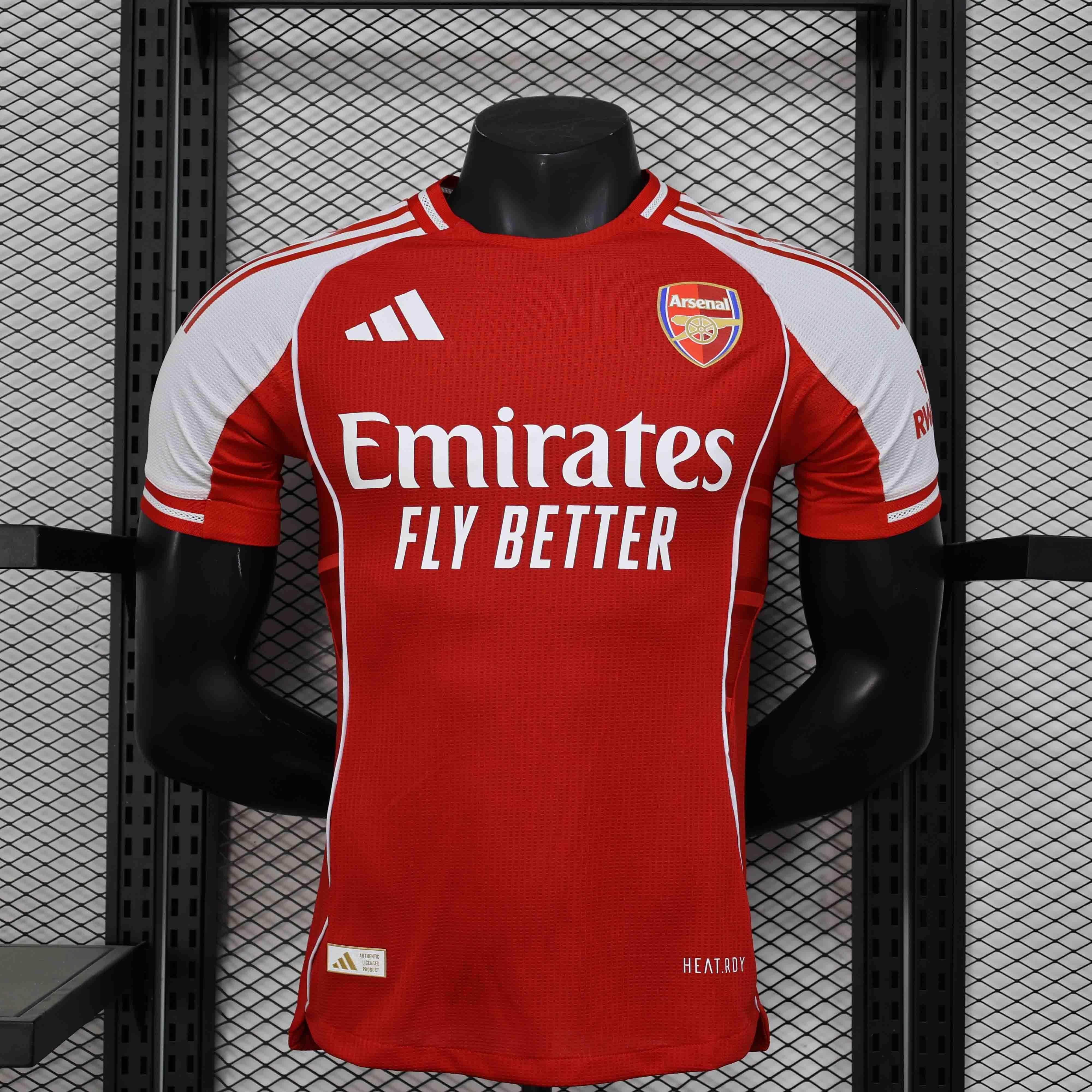 CAMISETA ARSENAL 25/26 HOMBRE (VERSIÓN JUGADOR) - ZonaCamisetas