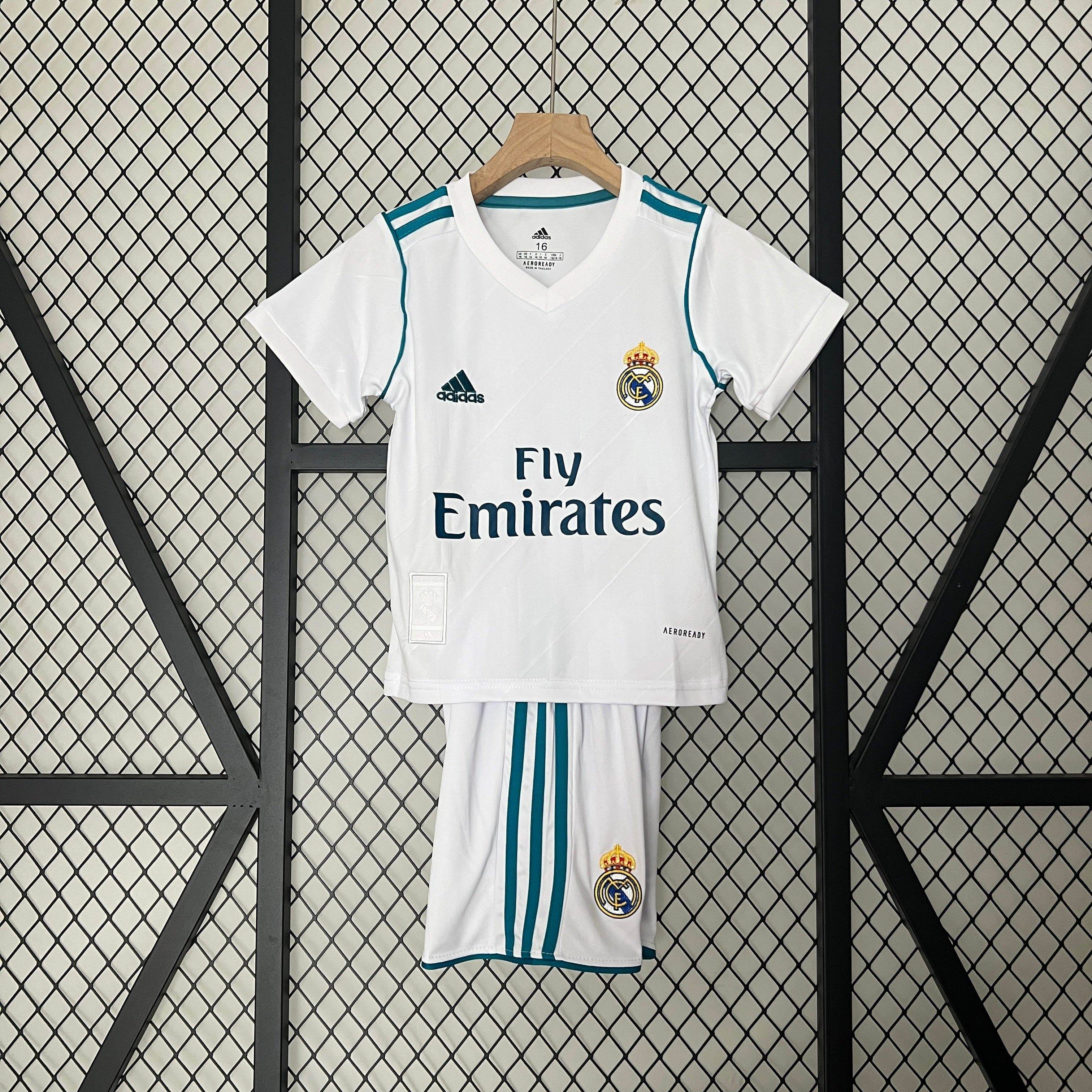 CAMISETA REAL MADRID I 17/18 CONJUNTO INFANTIL - ZonaCamisetas