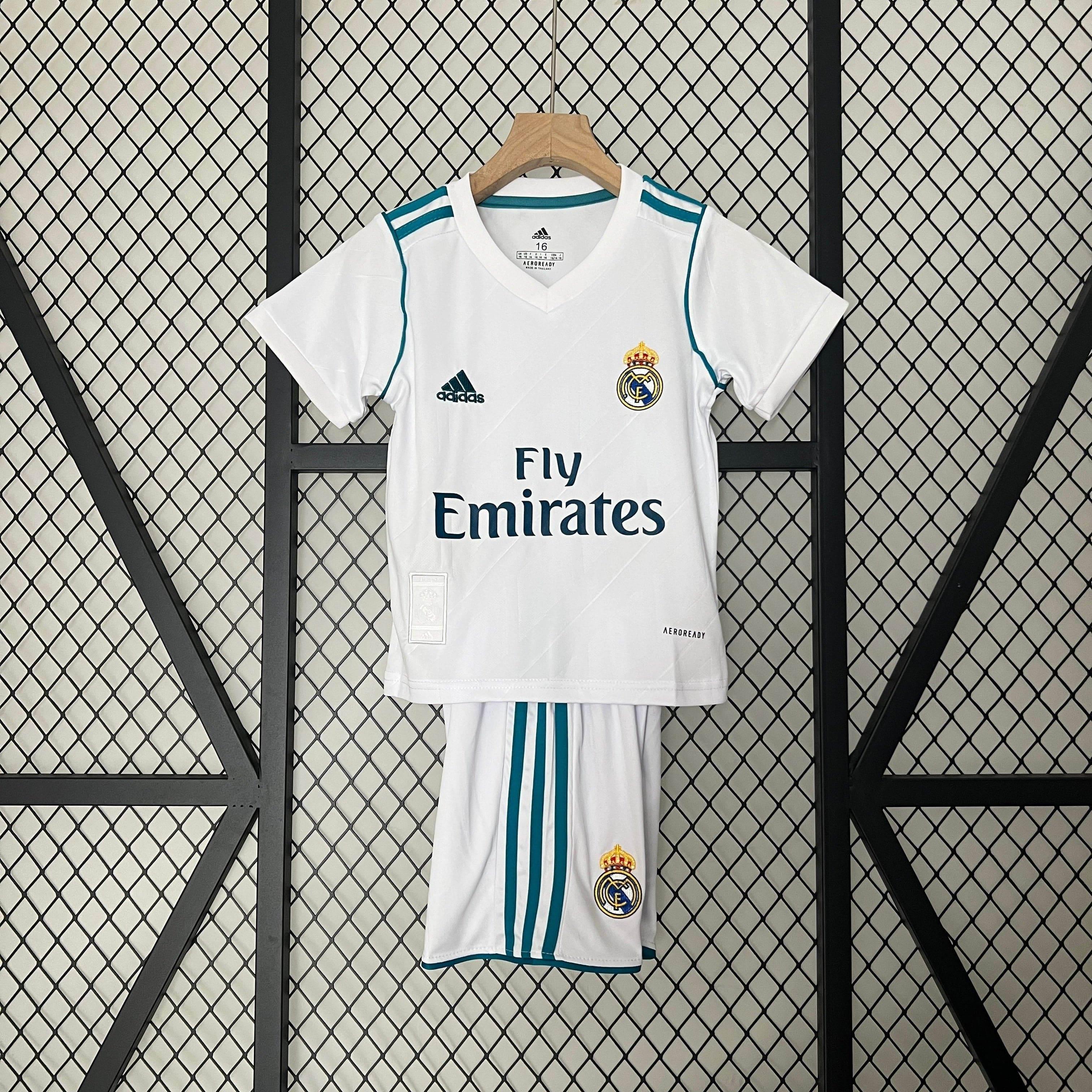 CAMISETA REAL MADRID I 17/18 CONJUNTO INFANTIL - ZonaCamisetas