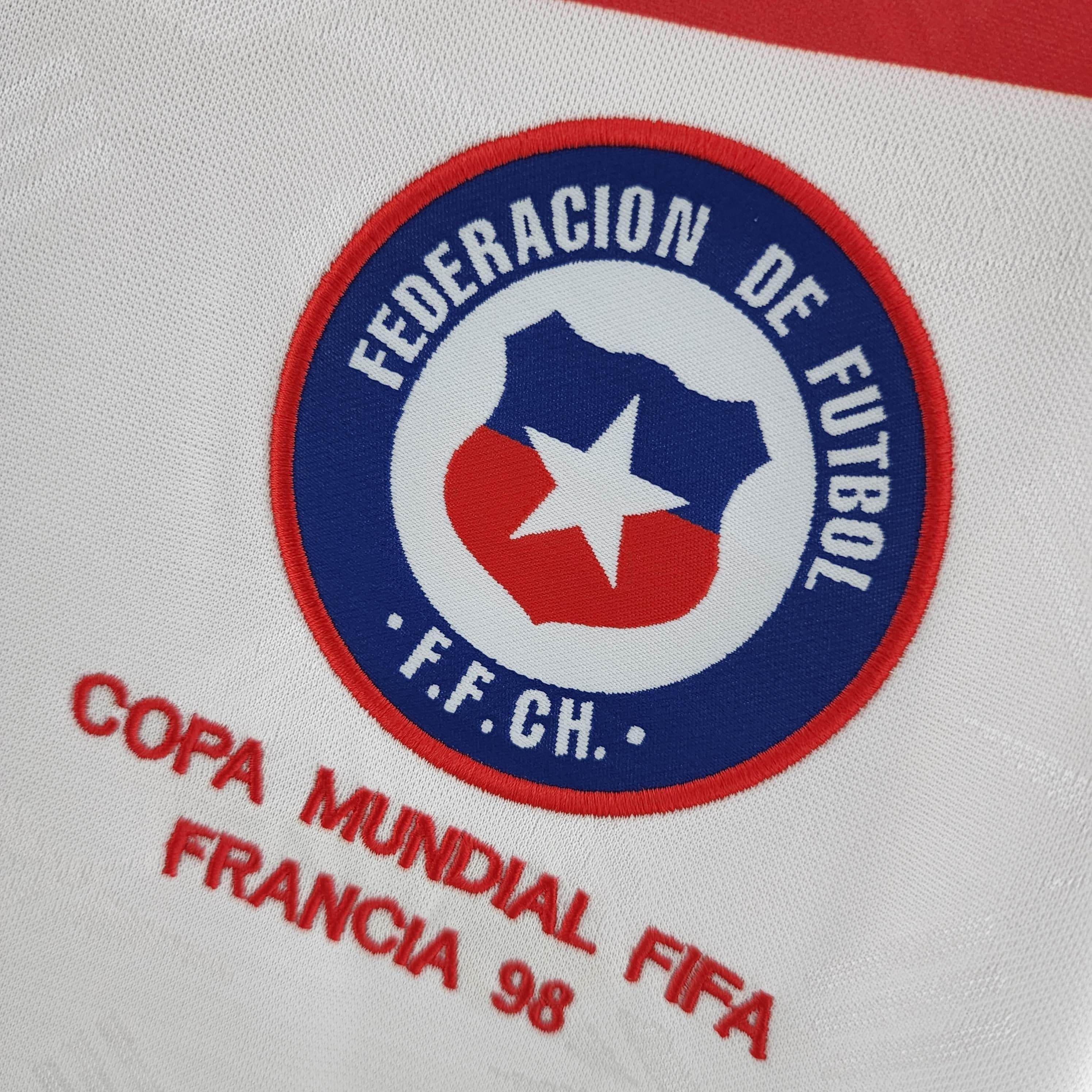 CAMISETA CHILE Il 1998 HOMBRE MANGA LARGA (RETRO) - ZonaCamisetas