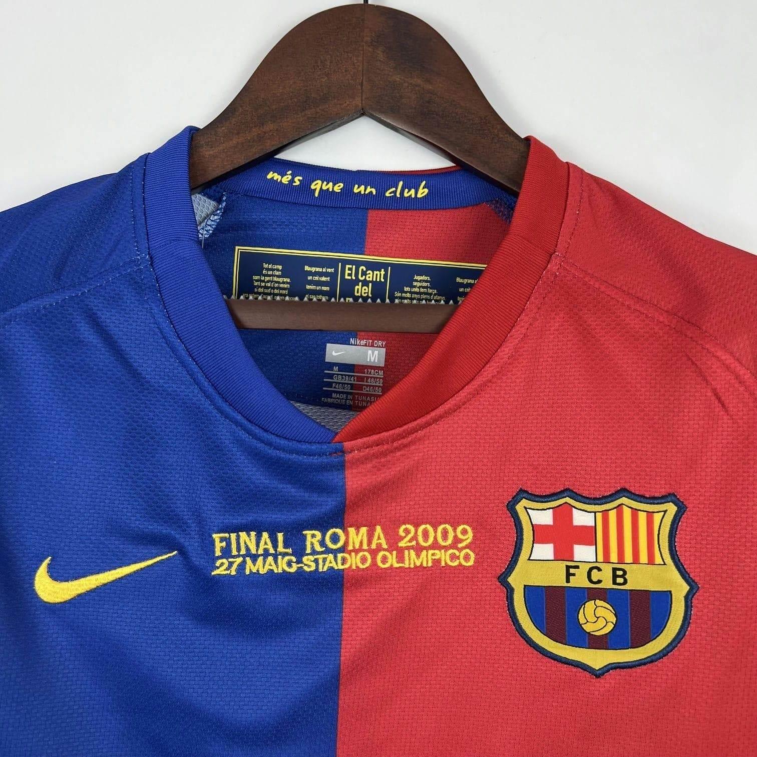 CAMISETA BARCELONA I 08/09 HOMBRE ESPECIAL CHAMPIONS (RETRO) - ZonaCamisetas
