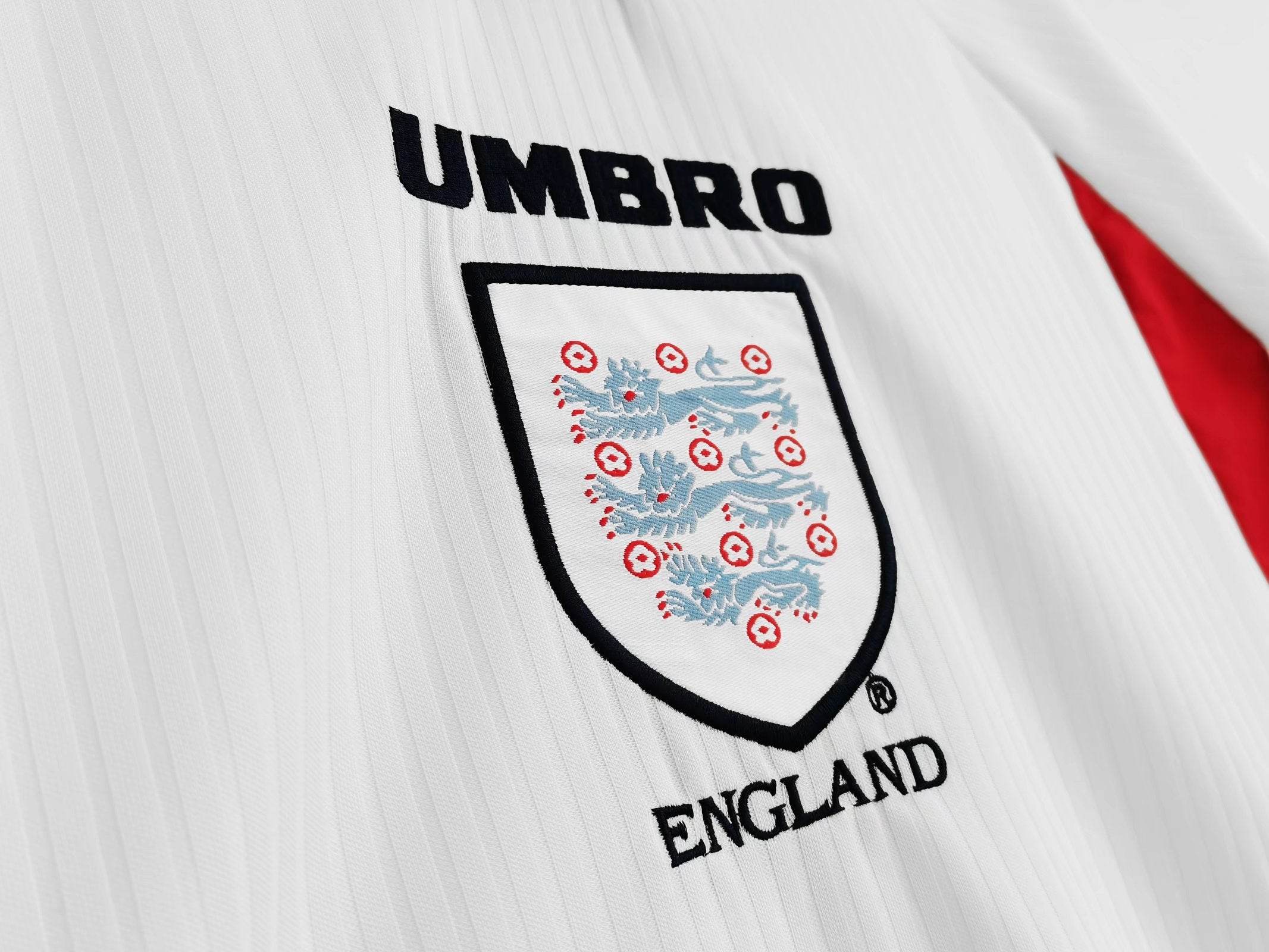 CAMISETA INGLATERRA I 1998 MANGA LARGA HOMBRE (RETRO) - ZonaCamisetas