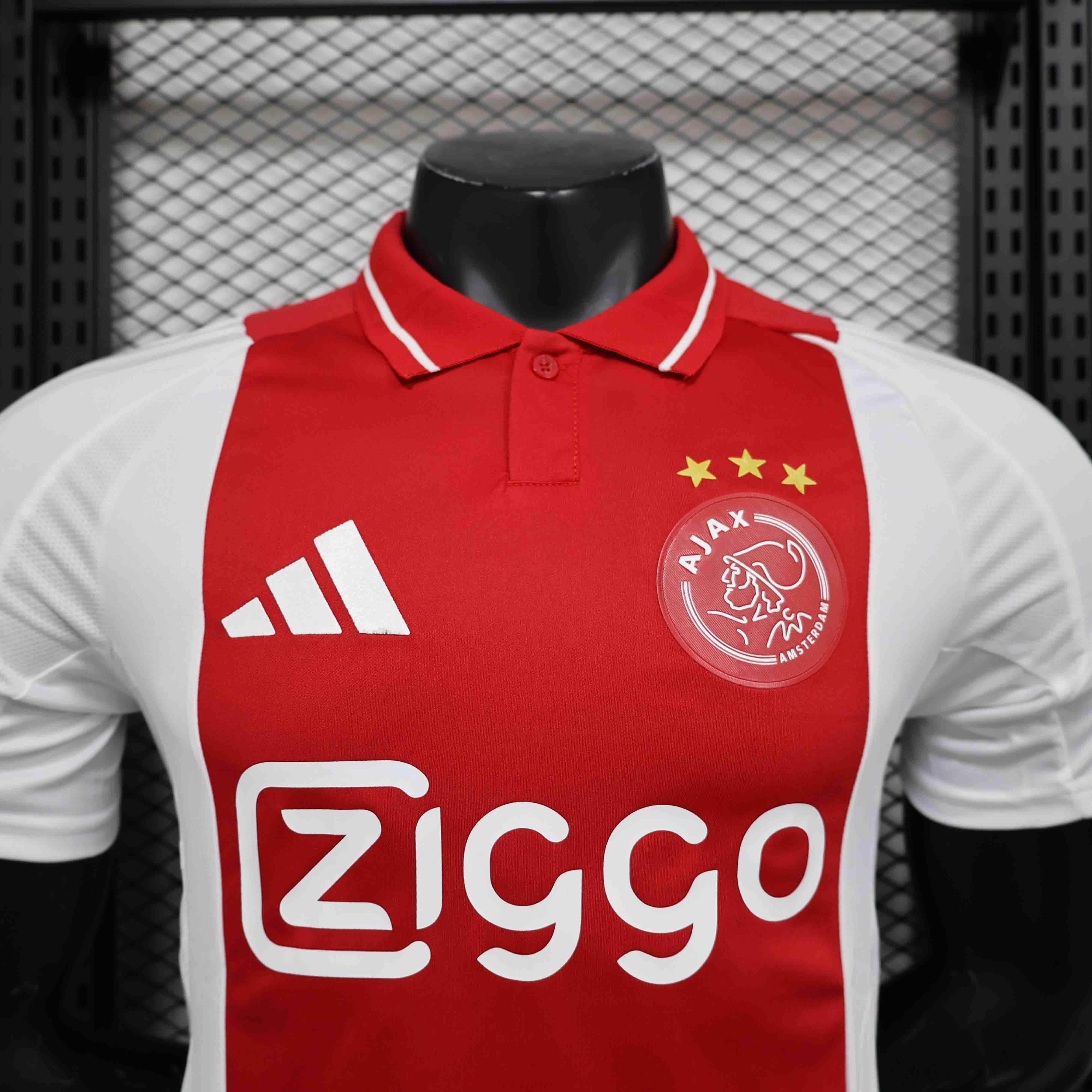 CAMISETA AJAX I 24/25 HOMBRE (VERSIÓN JUGADOR) - ZonaCamisetas