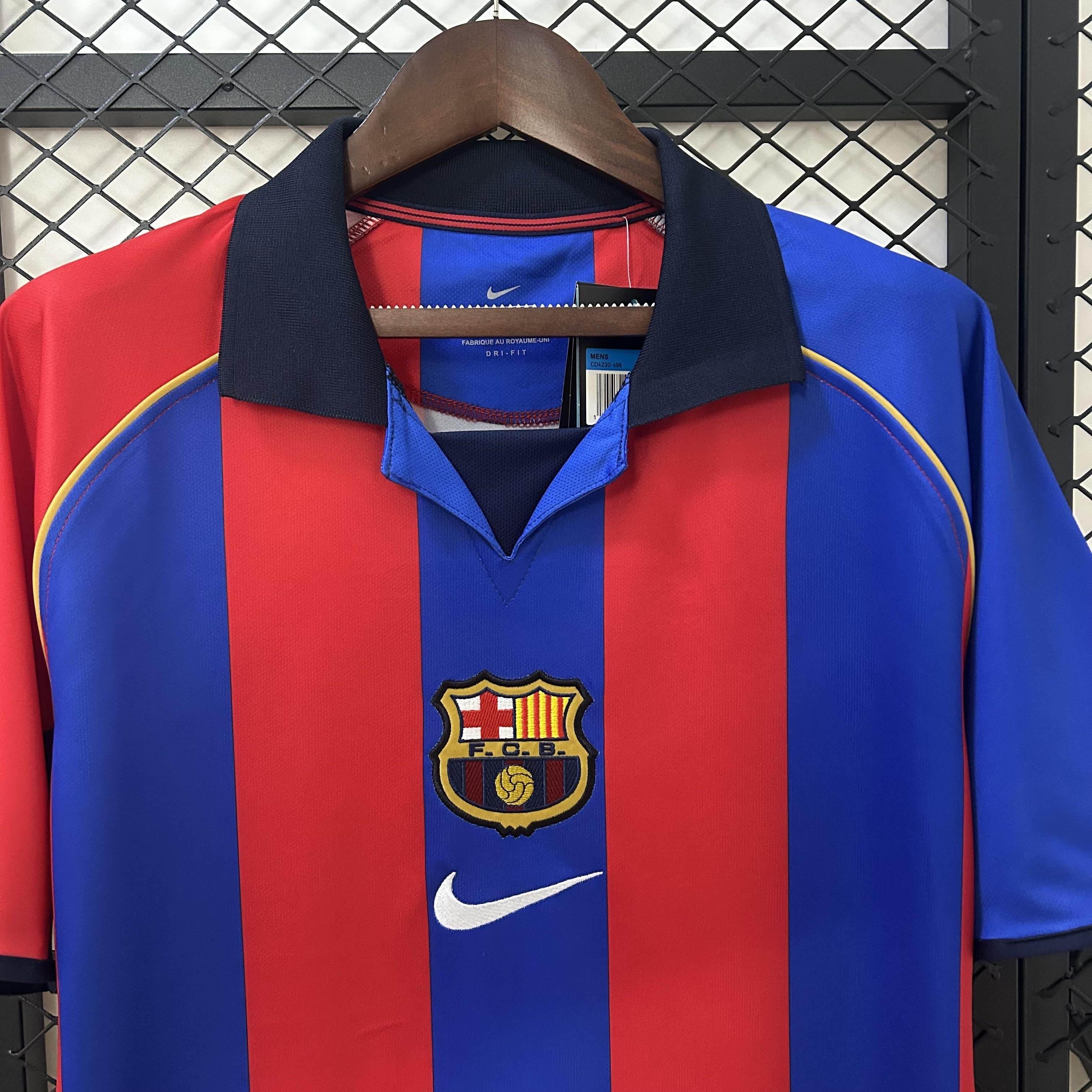 CAMISETA BARCELONA I 01/02 HOMBRE (RETRO) - ZonaCamisetas