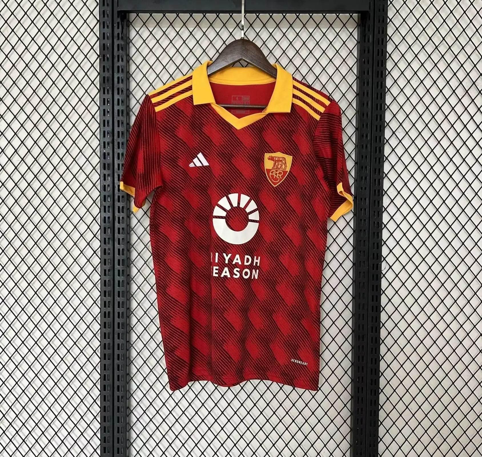 CAMISETA ROMA I 23/24 HOMBRE (VERSIÓN FAN) - ZonaCamisetas