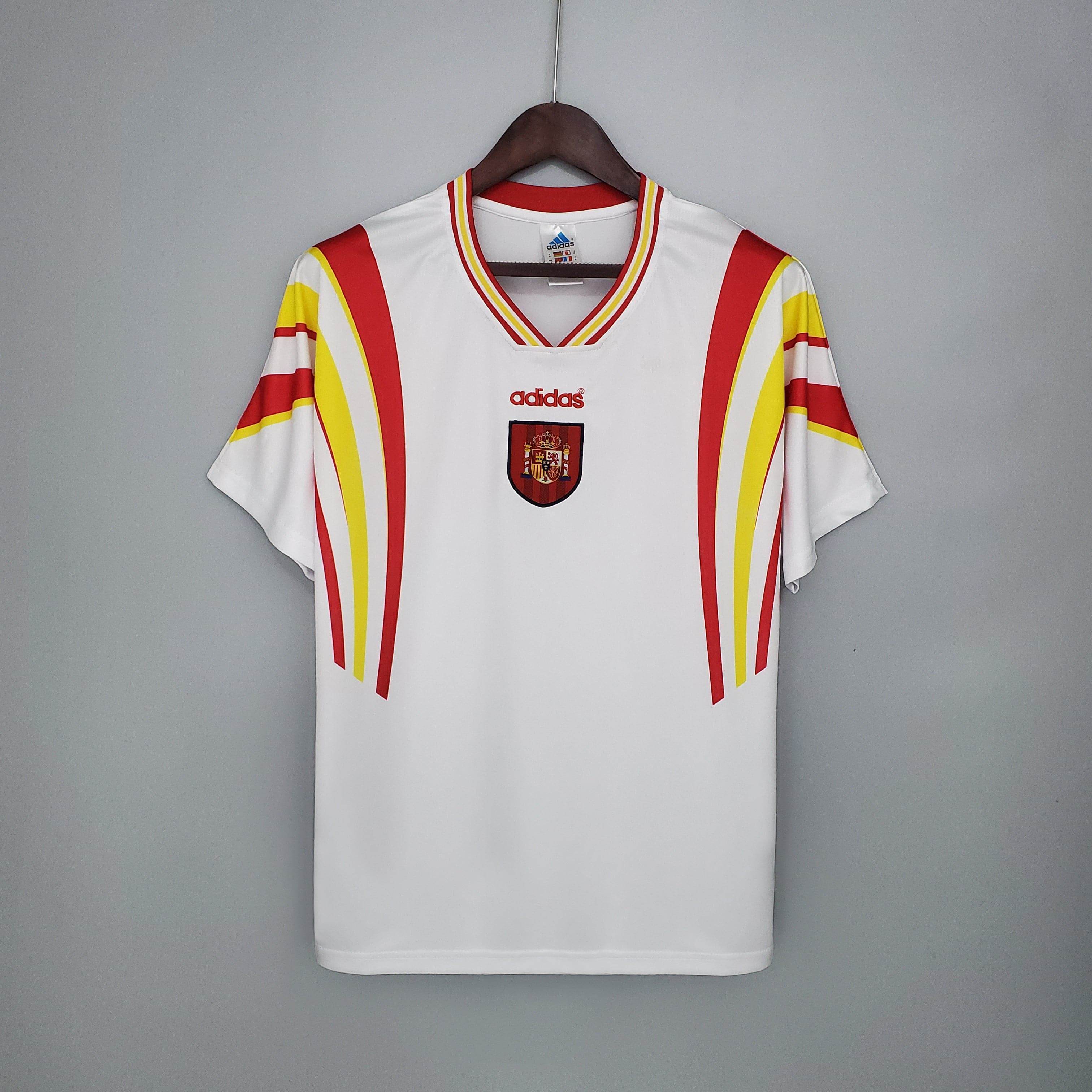CAMISETA ESPAÑA II 96 HOMBRE (RETRO) - ZonaCamisetas