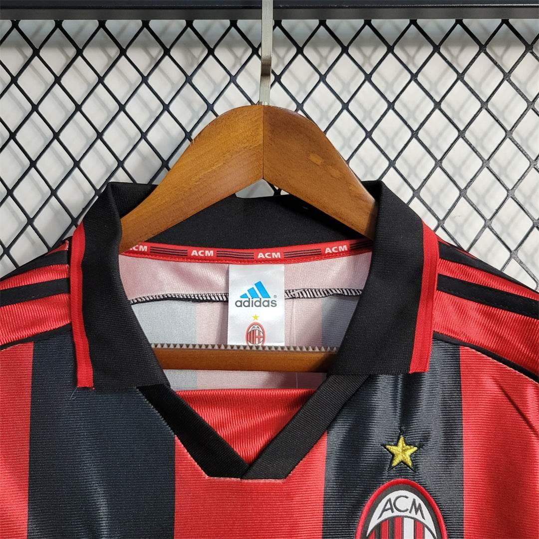 CAMISETA AC MILAN I 98/00 HOMBRE (RETRO) - ZonaCamisetas