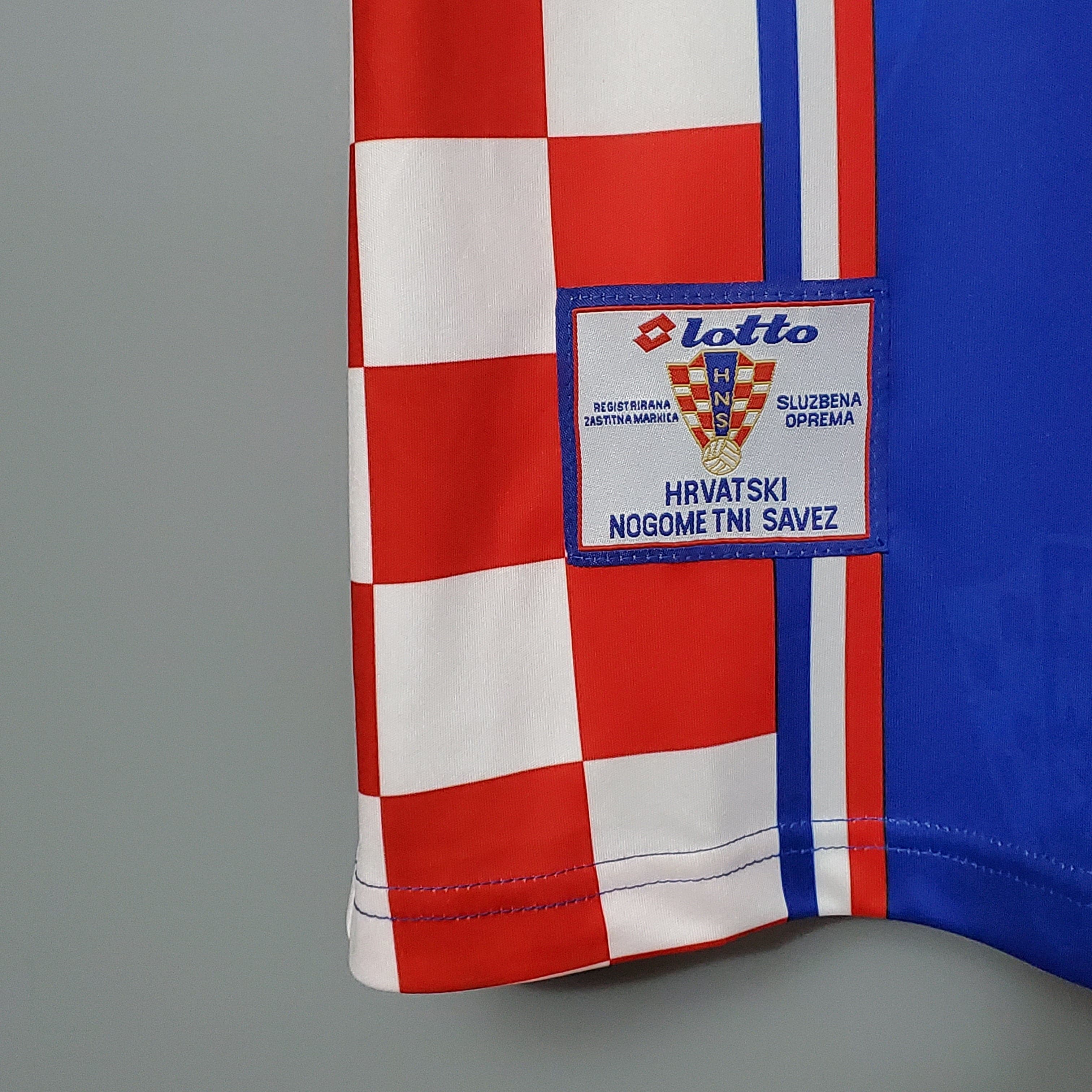 CAMISETA CROACIA I 1998 HOMBRE (RETRO)