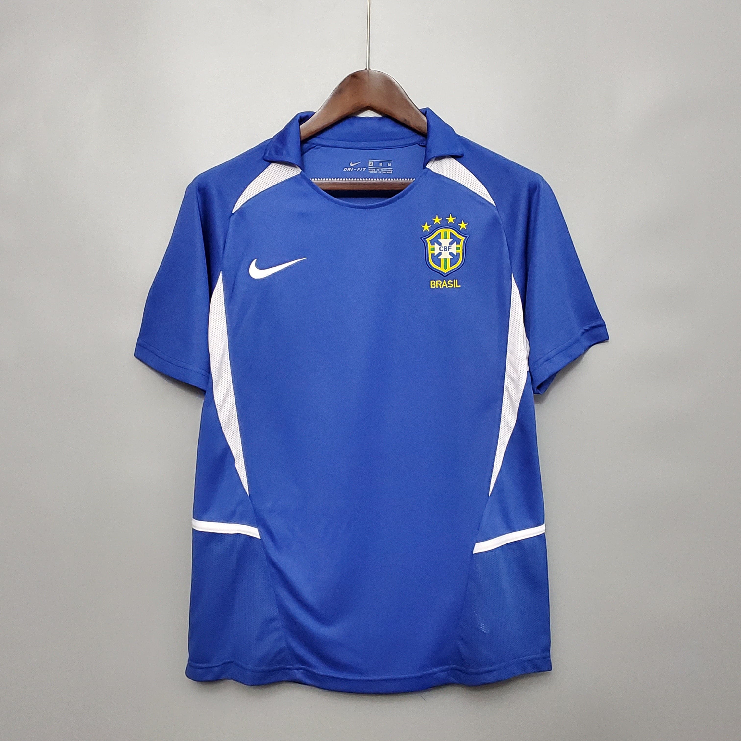 CAMISETA BRASIL II 2002 HOMBRE (RETRO)