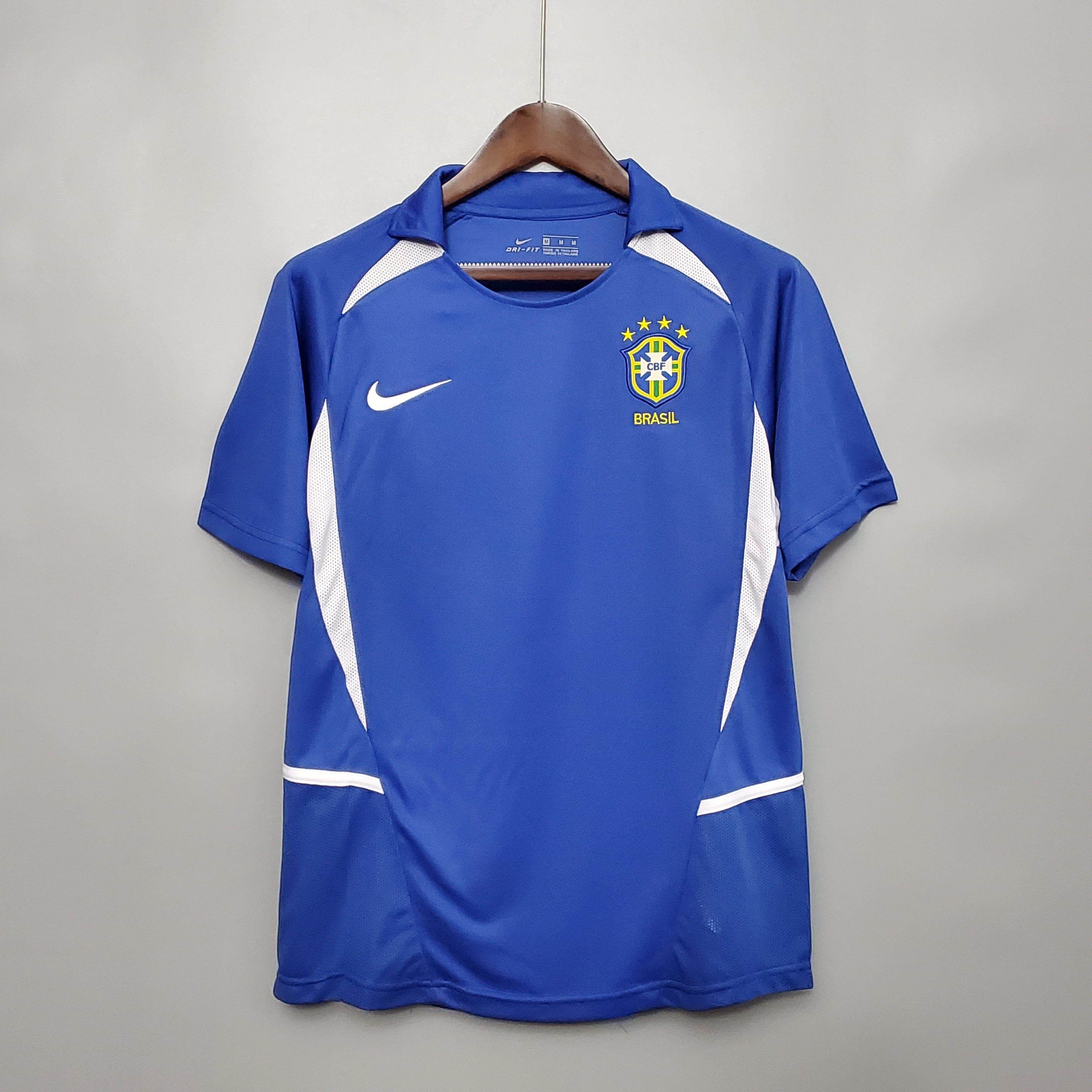 CAMISETA BRASIL II 2002 HOMBRE (RETRO) - ZonaCamisetas