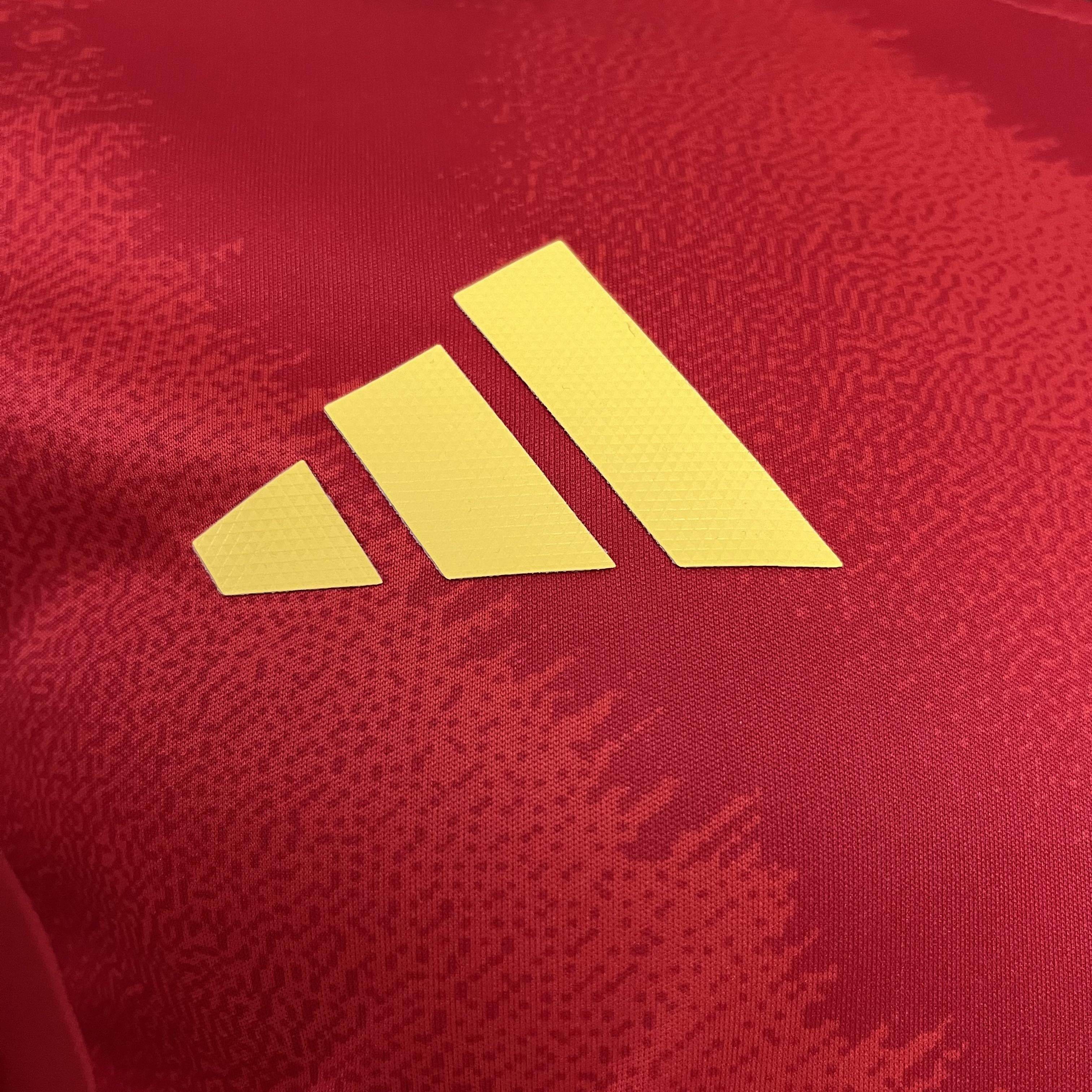 CAMISETA ESPAÑA I EURO 2024 MANGA LARGA HOMBRE (VERSIÓN JUGADOR) - ZonaCamisetas