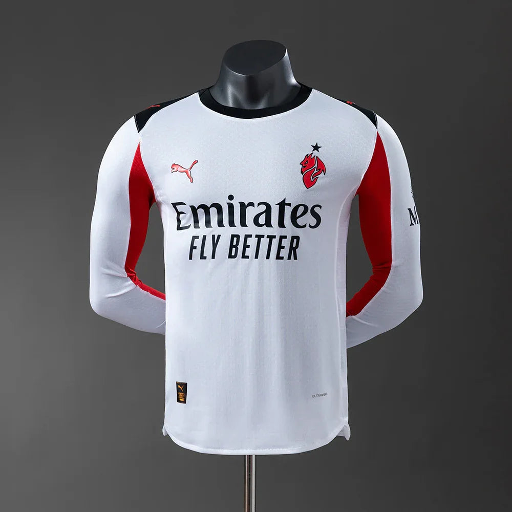 CAMISETA AC MILAN II 25/26 MANGA LARGA HOMBRE (VERSIÓN JUGADOR) - ZonaCamisetas