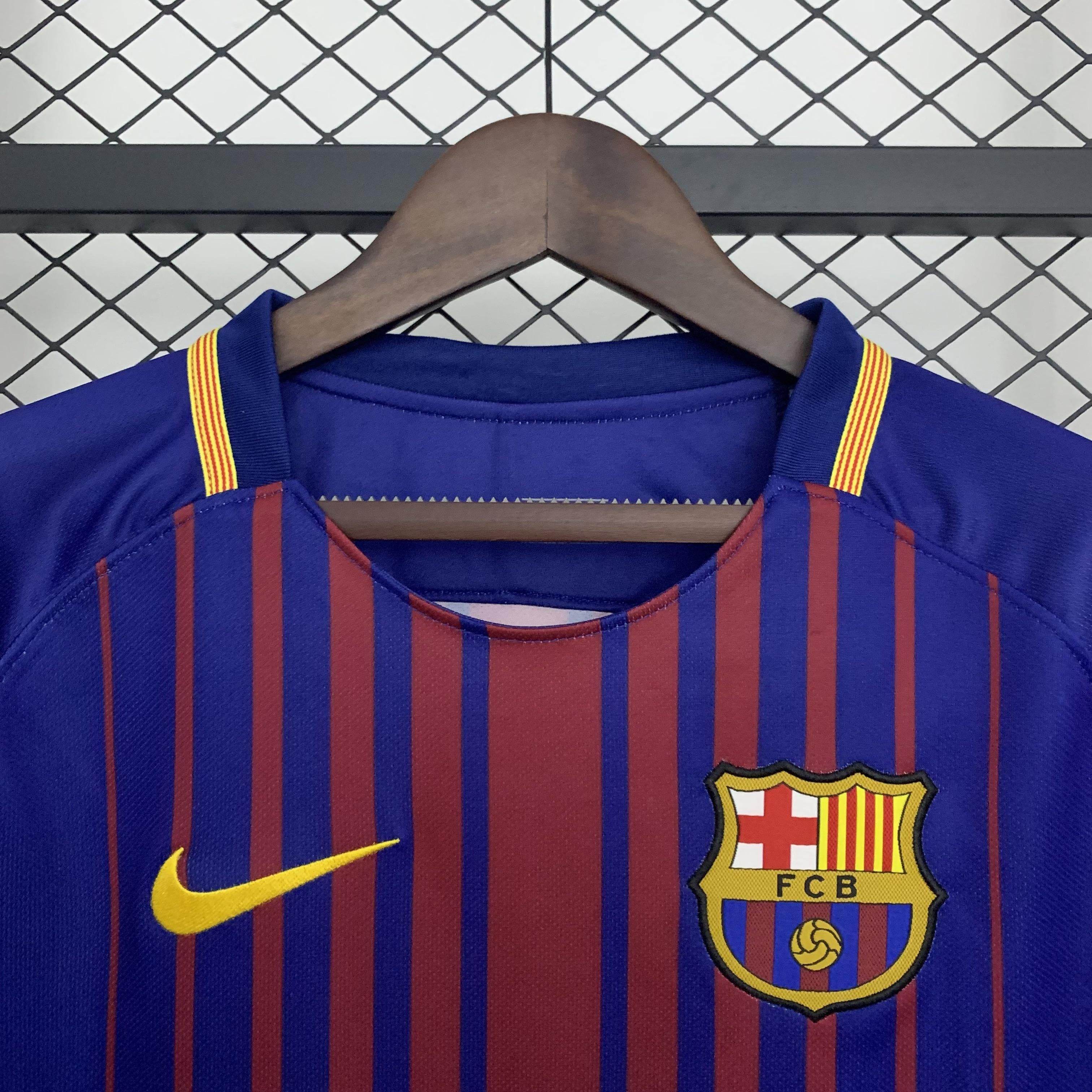 CAMISETA BARCELONA I 17/18 HOMBRE MANGA LARGA (RETRO) - ZonaCamisetas