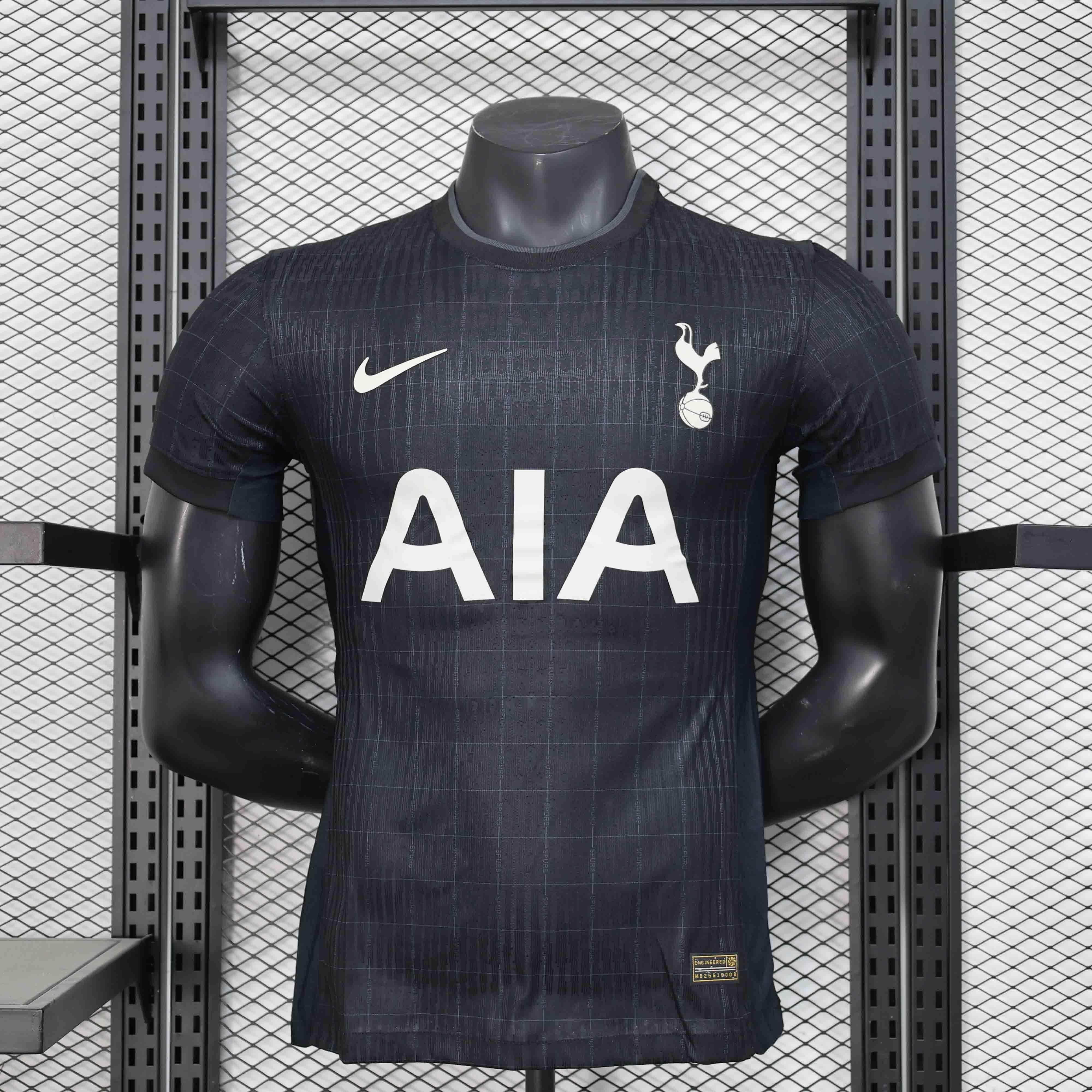 CAMISETA TOTTENHAM ll 24/25 BLACK HOMBRE (VERSIÓN JUGADOR) - ZonaCamisetas