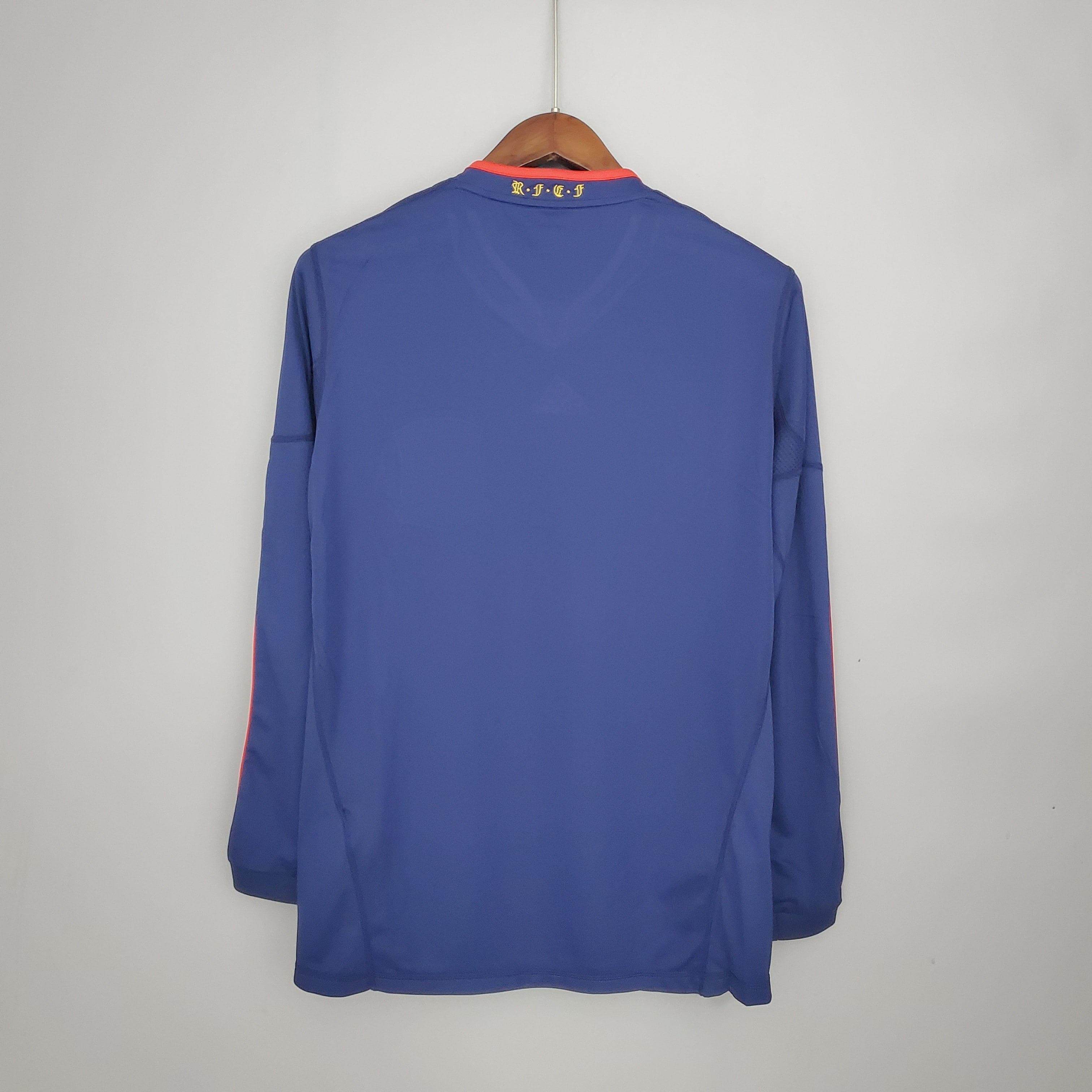 CAMISETA ESPAÑA MUNDIAL I 2010 HOMBRE (RETRO) MANGA LARGA - ZonaCamisetas