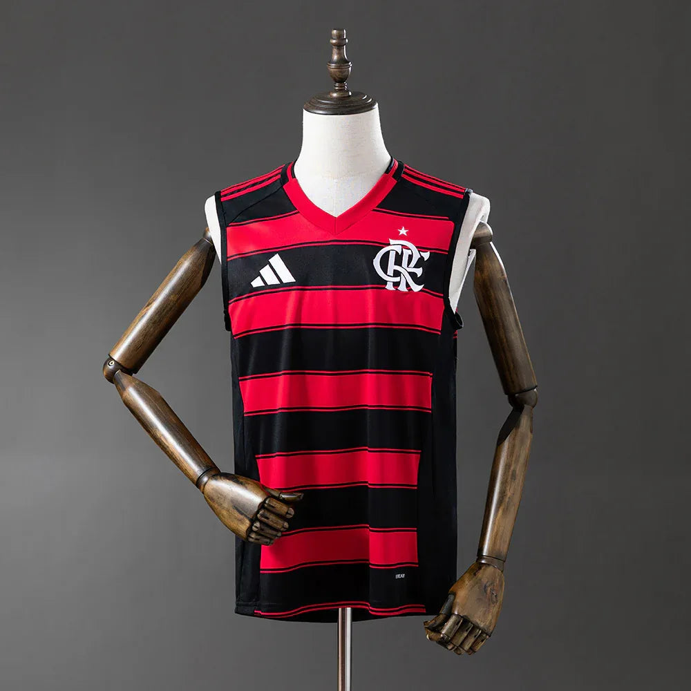 CAMISETA FLAMENGO I SIN MANGAS 25/26 HOMBRE (VERSIÓN FAN) - ZonaCamisetas