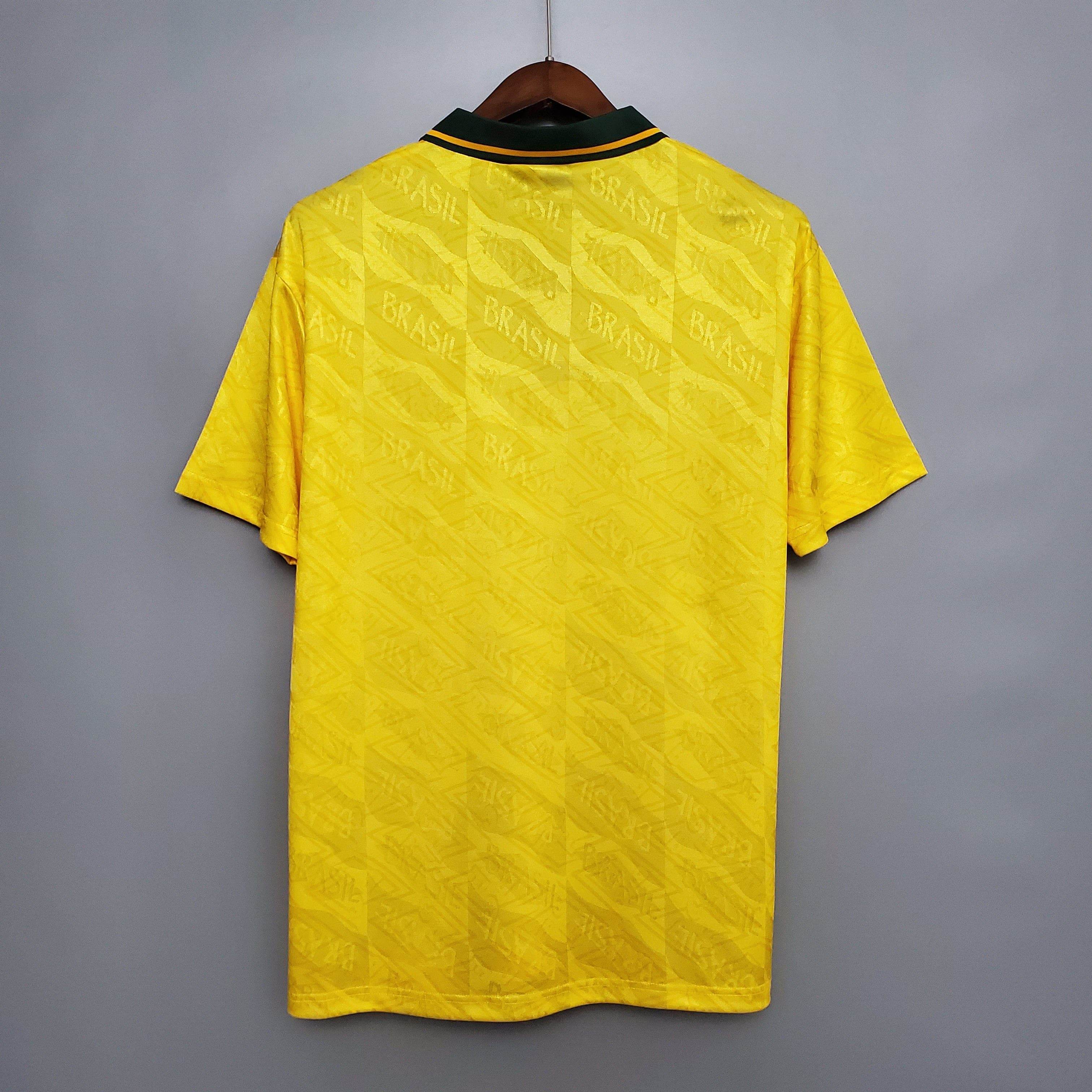 CAMISETA BRASIL I 91/93 HOMBRE (RETRO) - ZonaCamisetas