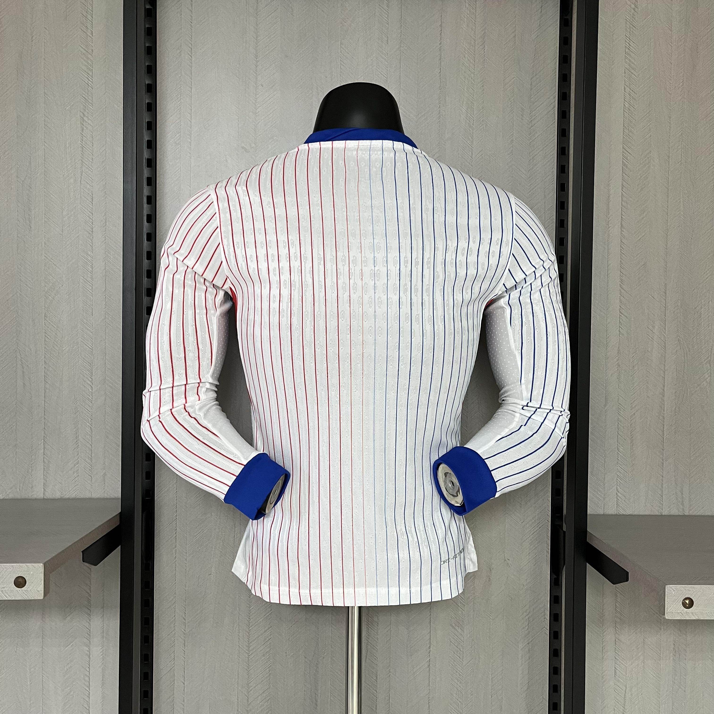 CAMISETA FRANCIA II EURO 2024 MANGA LARGA HOMBRE (VERSIÓN JUGADOR) - ZonaCamisetas