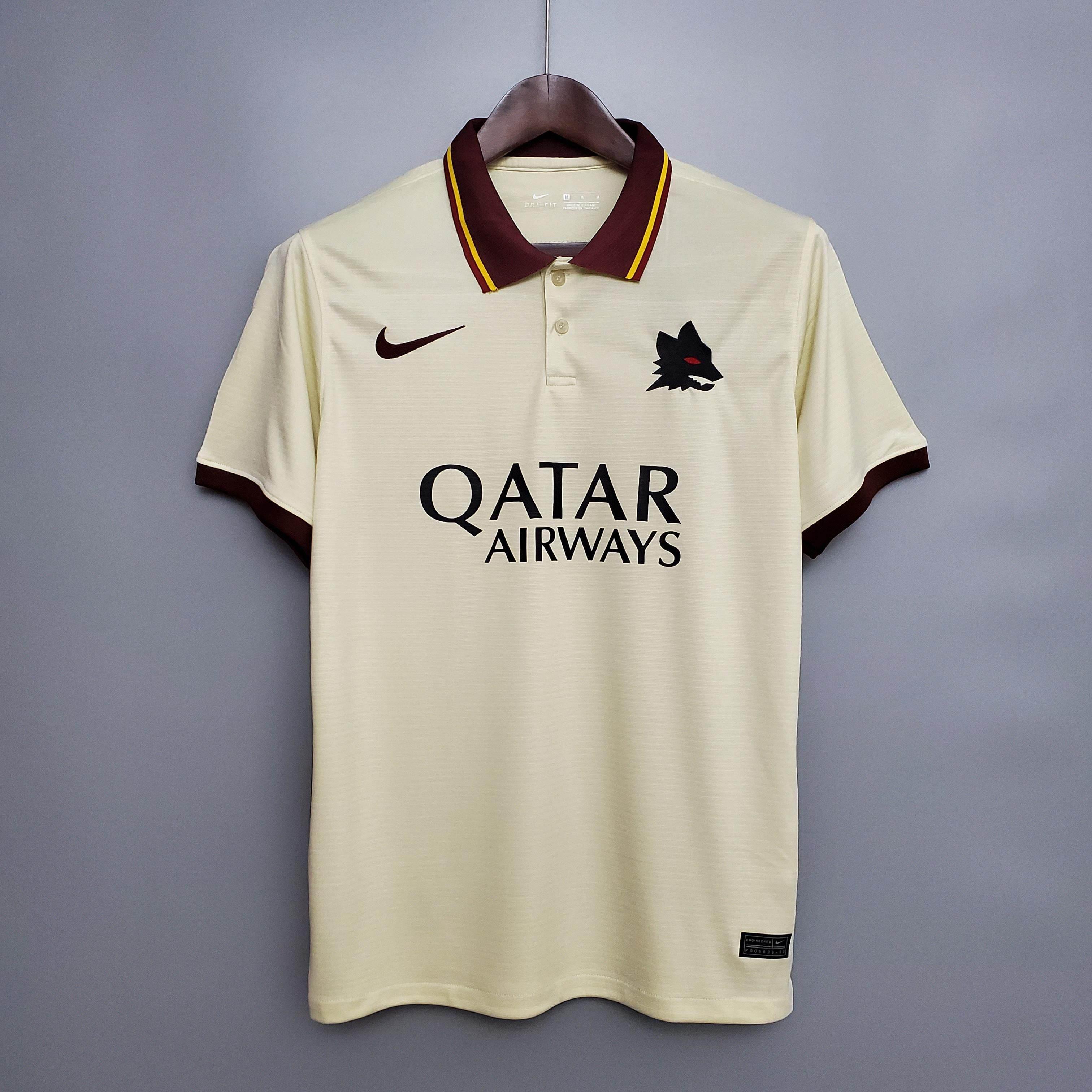 CAMISETA ROMA I 20/21 HOMBRE (RETRO) - ZonaCamisetas