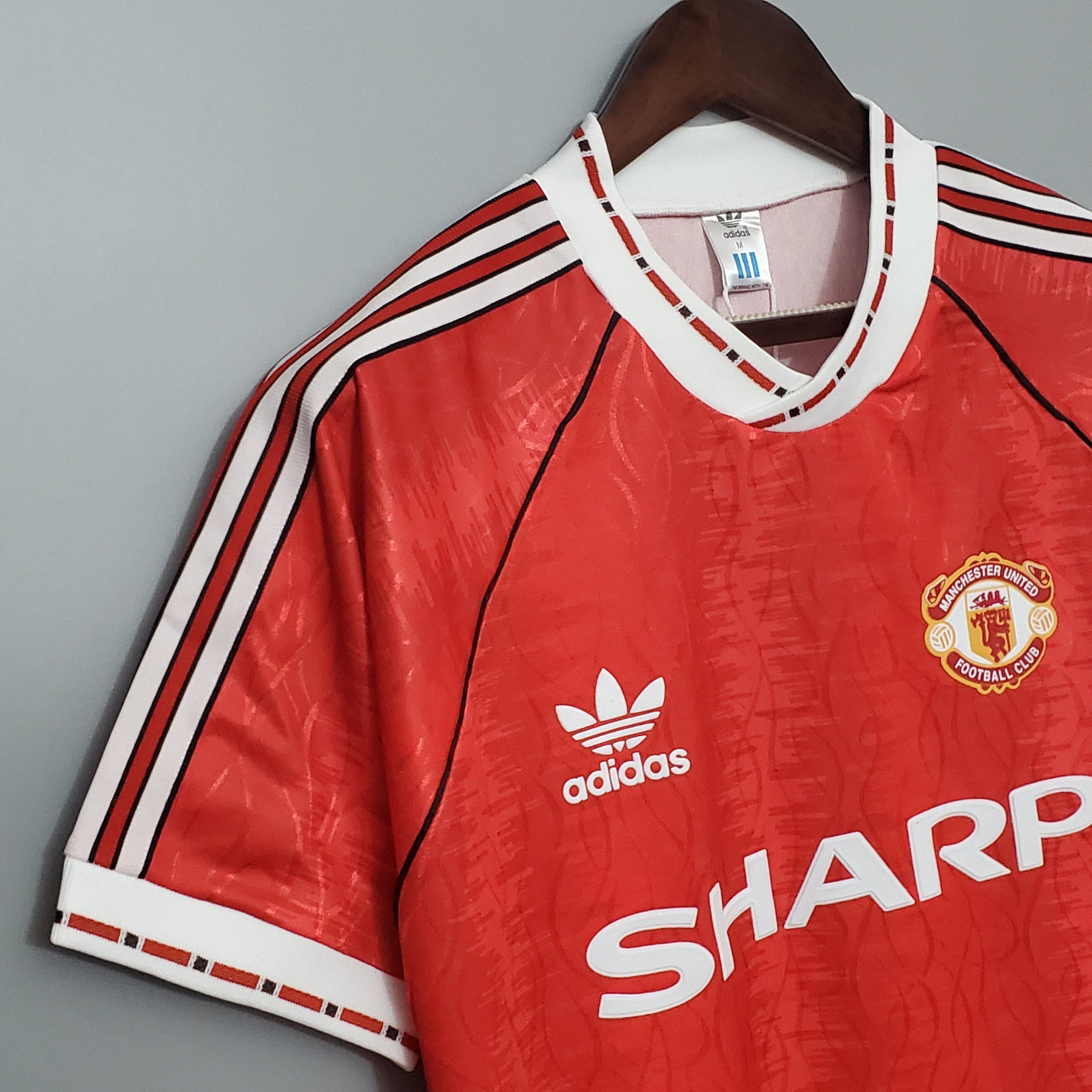 CAMISETA MANCHESTER UNITED I 90/92 HOMBRE (RETRO)