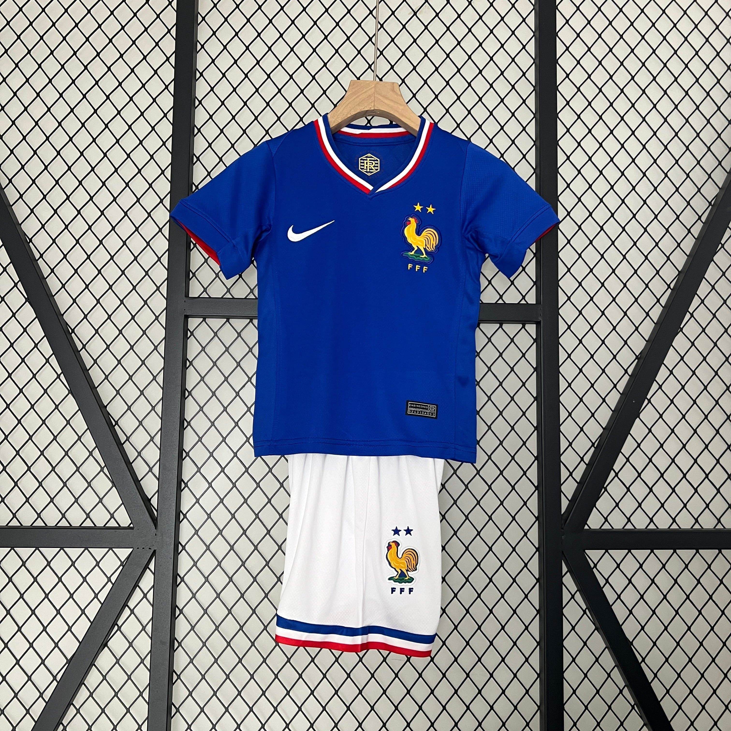 CAMISETA FRANCIA I EURO 2024 CONJUNTO INFANTIL - ZonaCamisetas