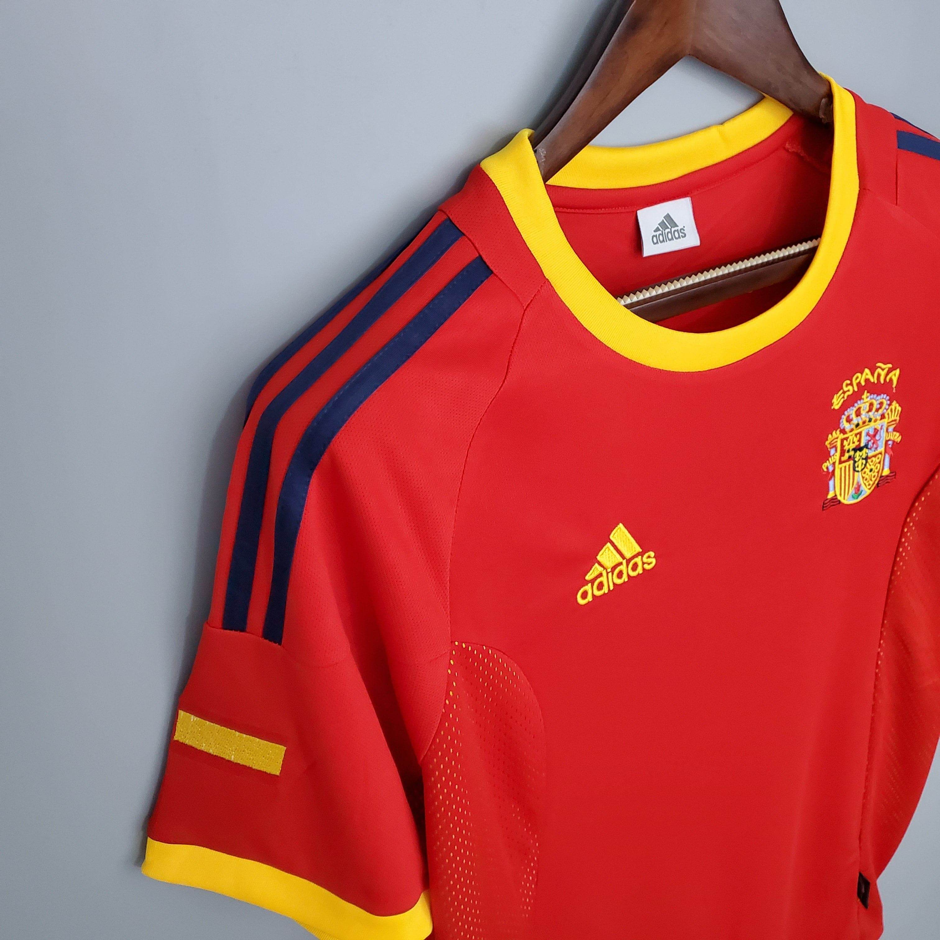 CAMISETA ESPAÑA I 2002 HOMBRE (RETRO) - ZonaCamisetas