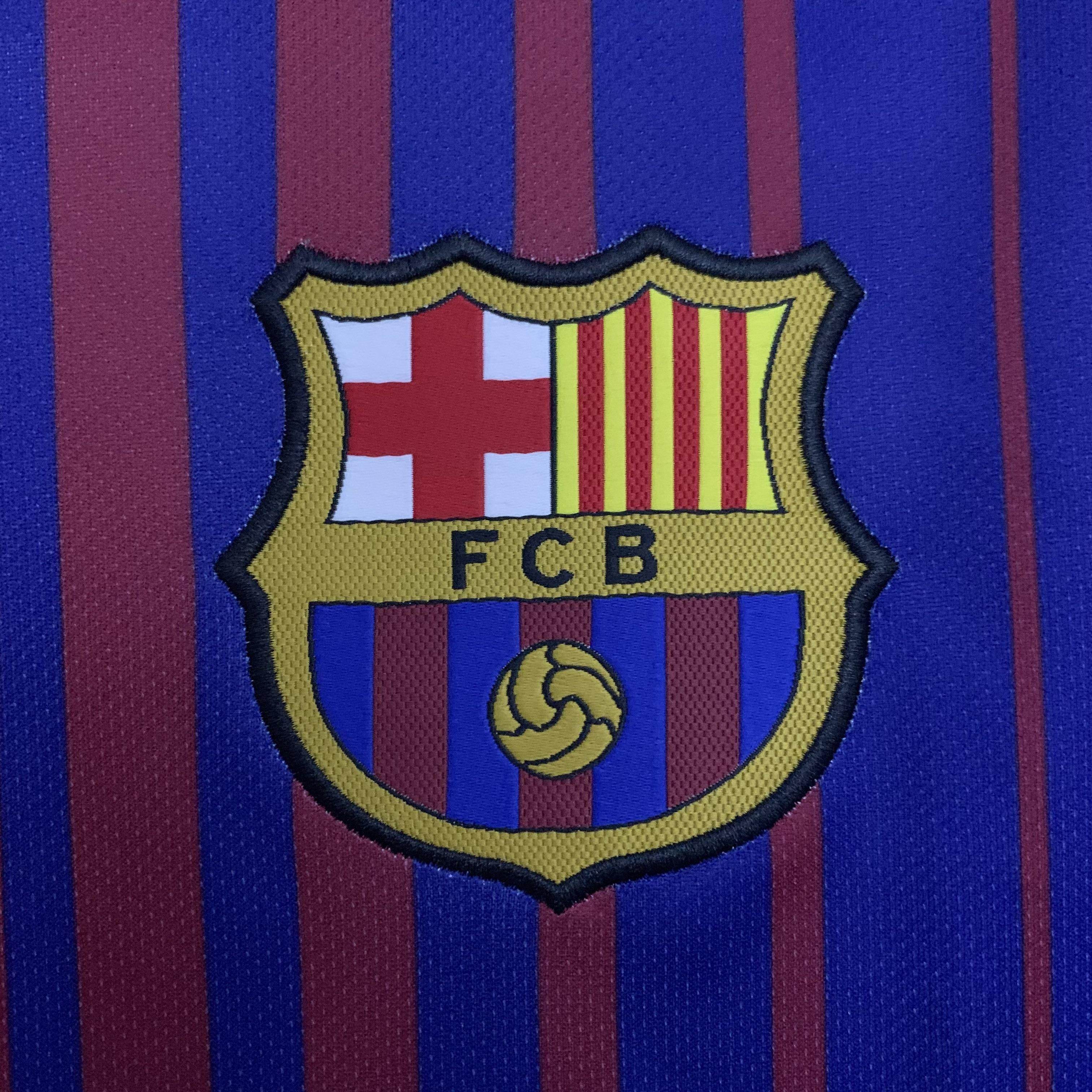 CAMISETA BARCELONA I 17/18 HOMBRE MANGA LARGA (RETRO) - ZonaCamisetas