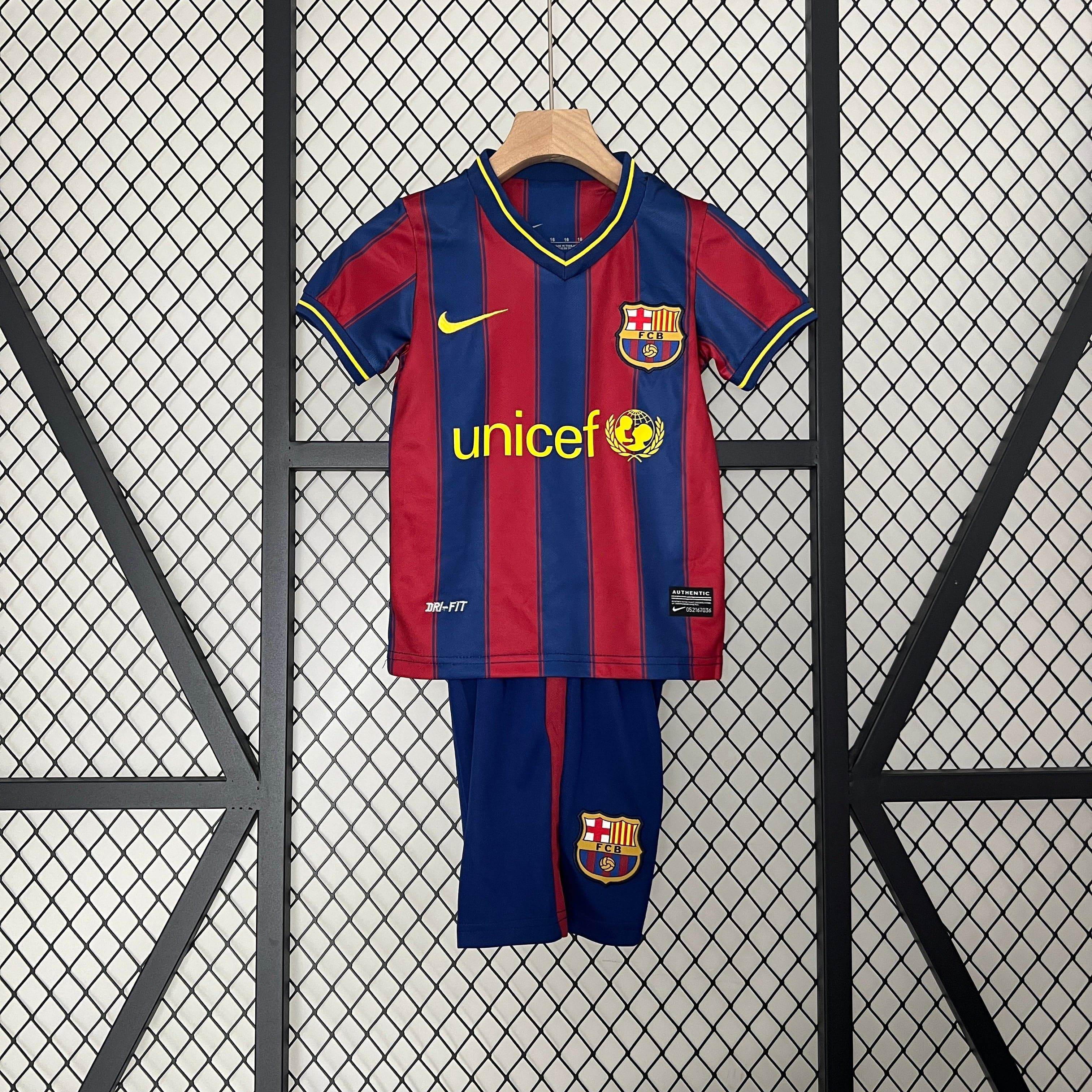 CAMISETA BARCELONA I 09/10 CONJUNTO INFANTIL - ZonaCamisetas