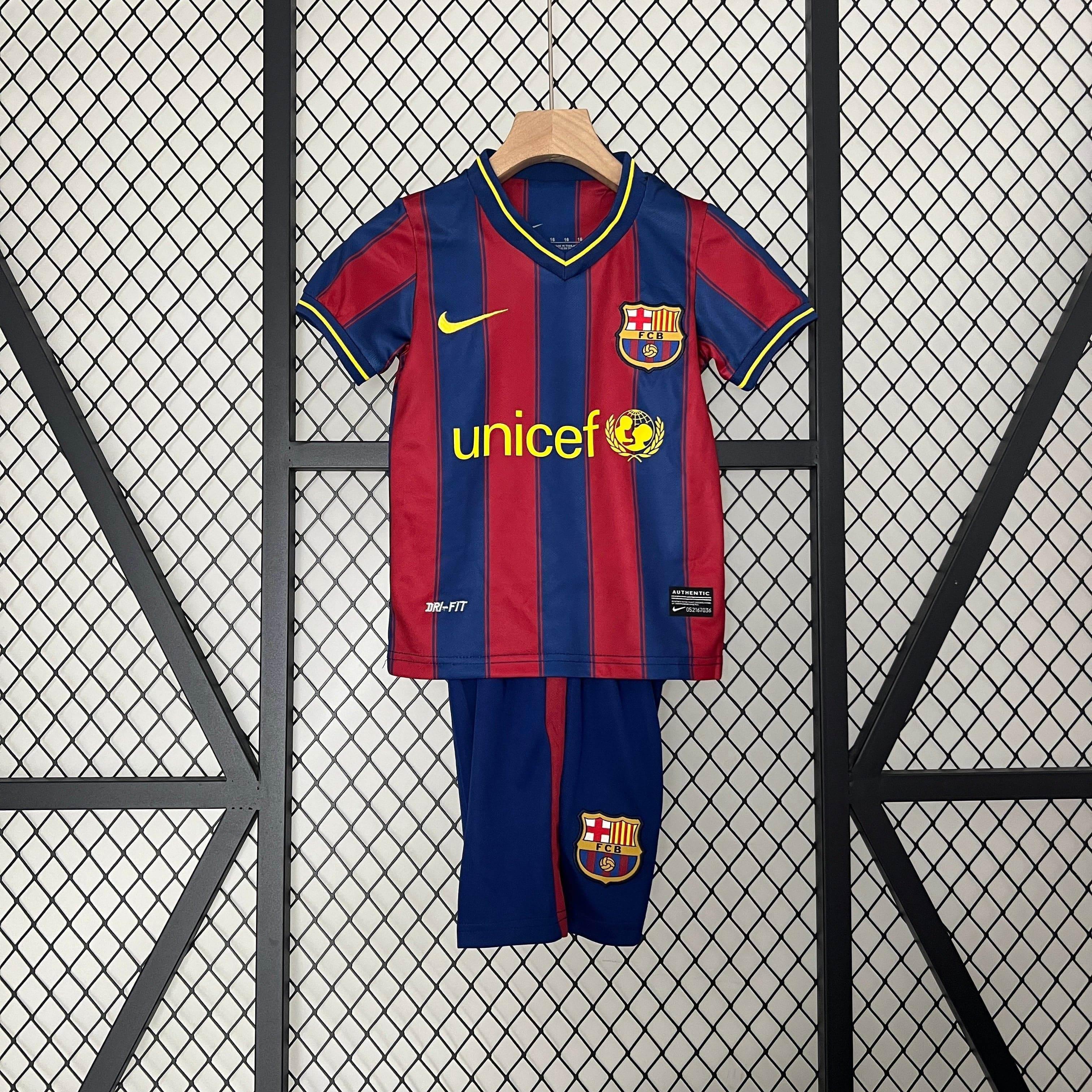 CAMISETA BARCELONA I 09/10 CONJUNTO INFANTIL - ZonaCamisetas