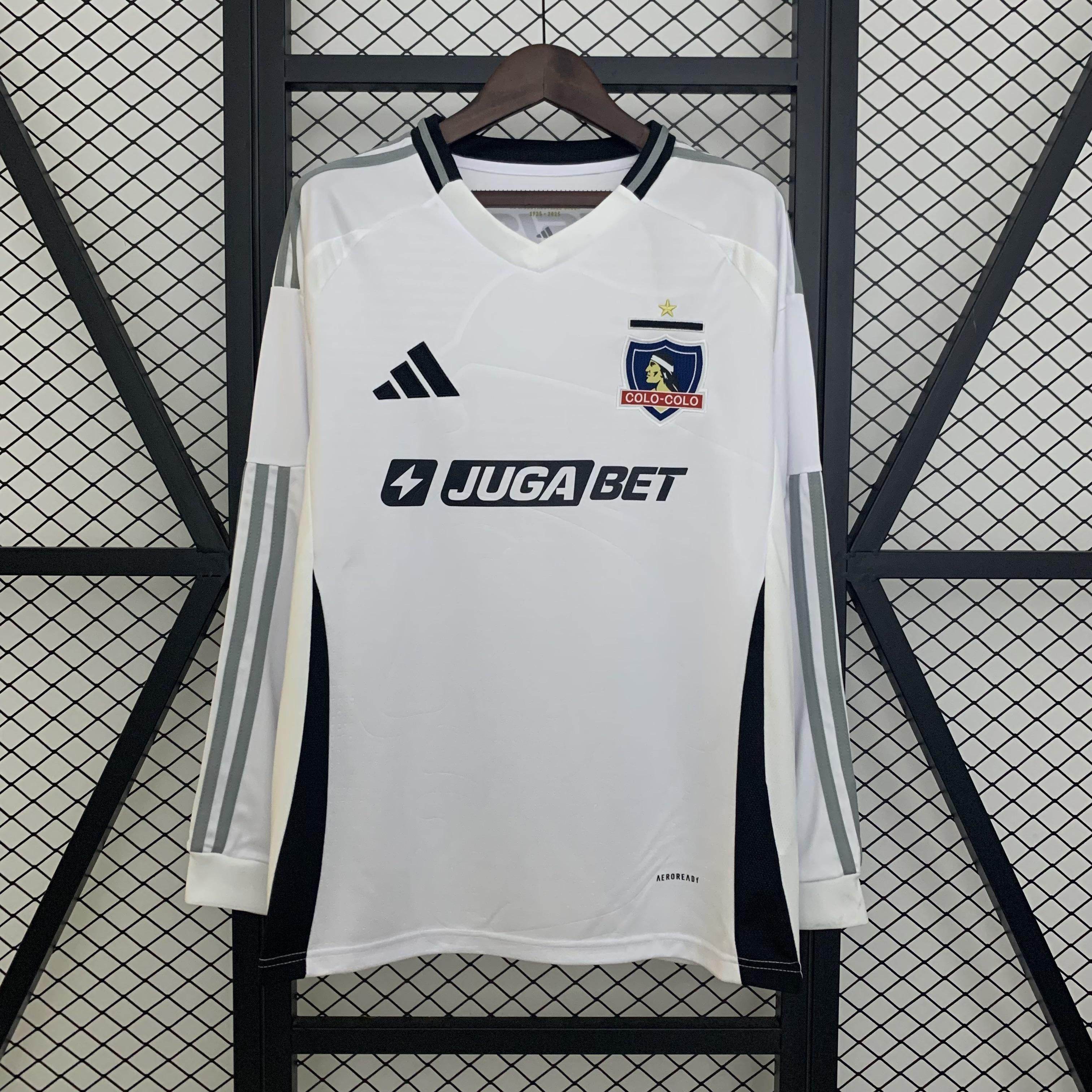 CAMISETA COLO COLO I 25/26 HOMBRE (VERSIÓN FAN) MANGA LARGA - ZonaCamisetas