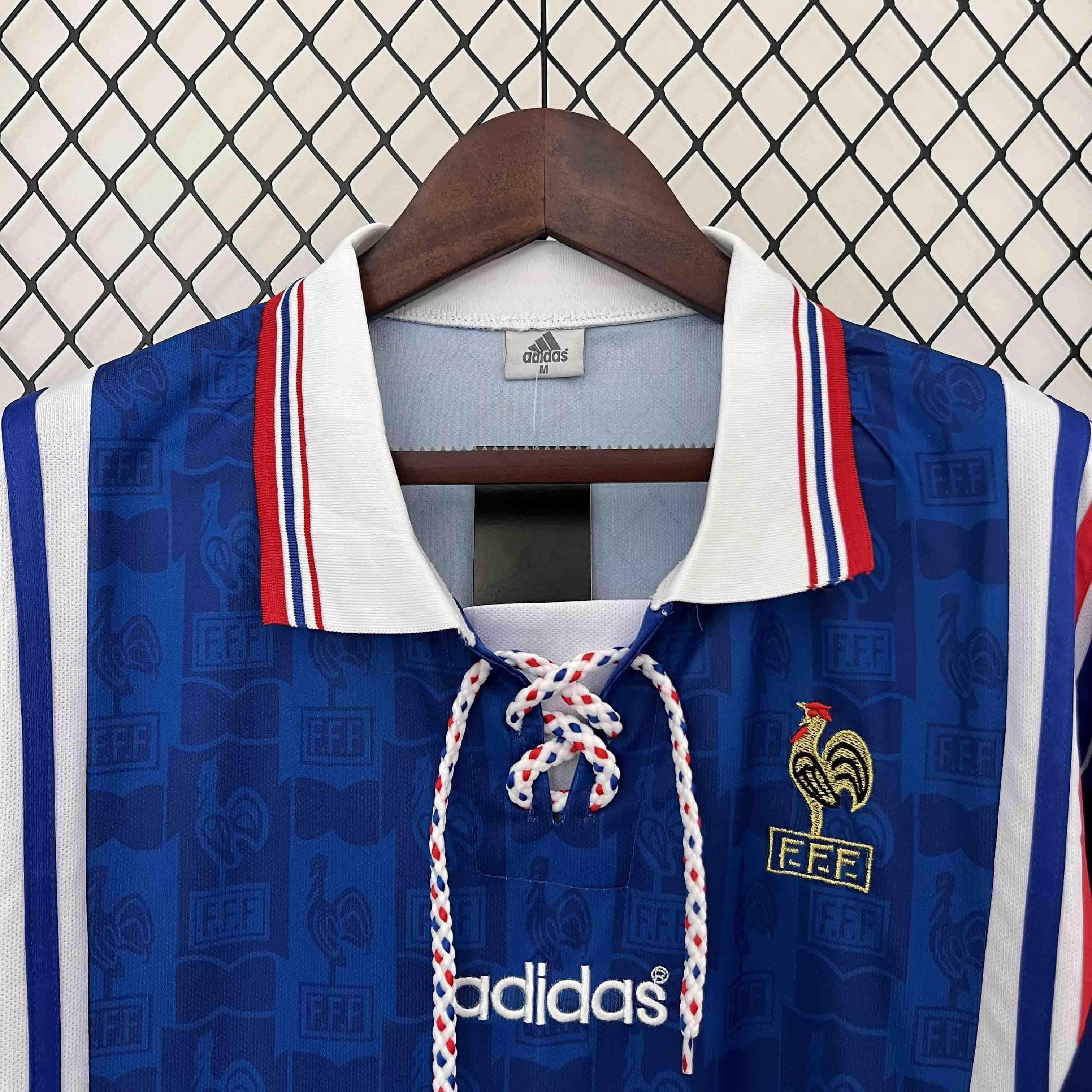 CAMISETA FRANCIA I 96/97 HOMBRE (RETRO) - ZonaCamisetas