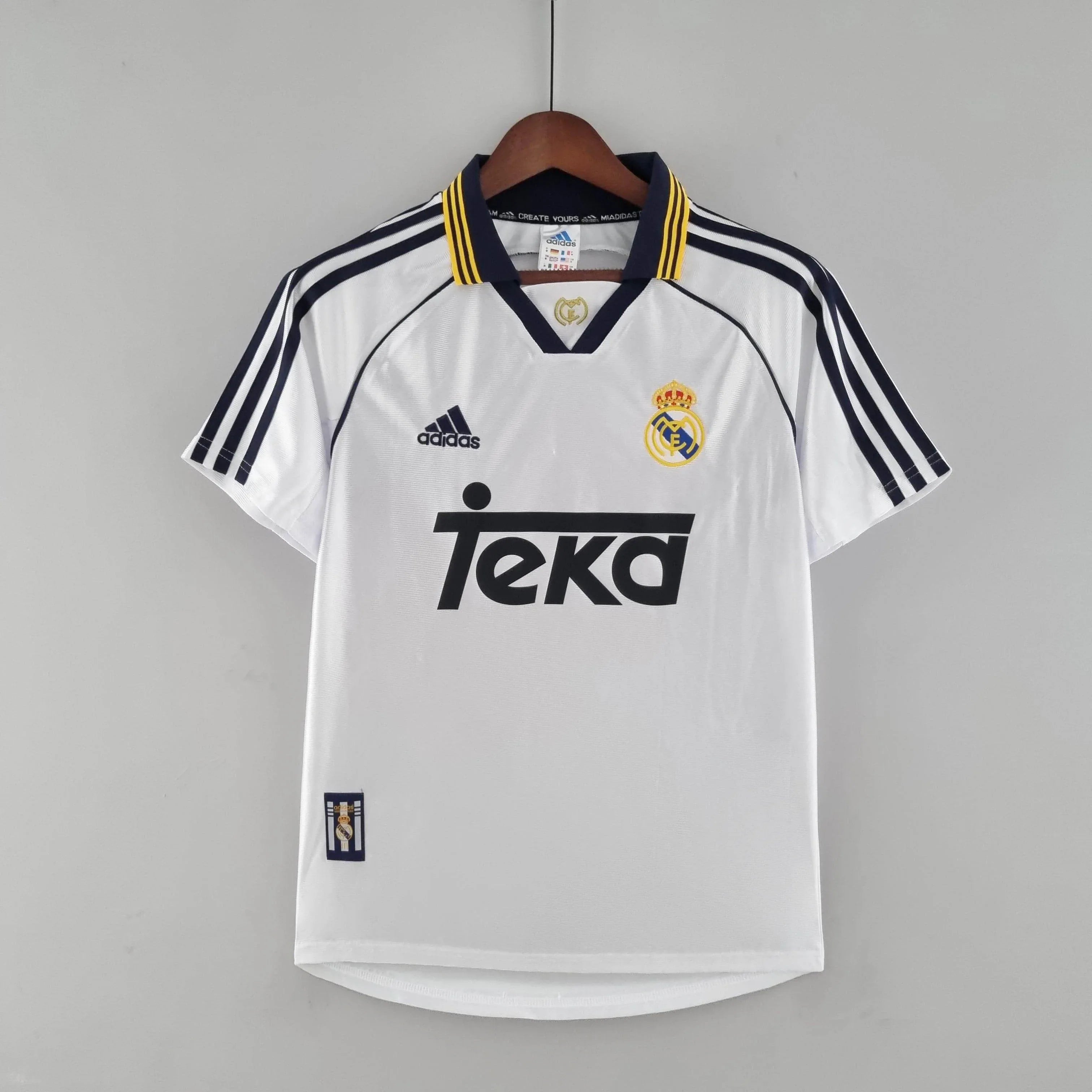 CAMISETA REAL MADRID I 2000 HOMBRE (RETRO) - ZonaCamisetas
