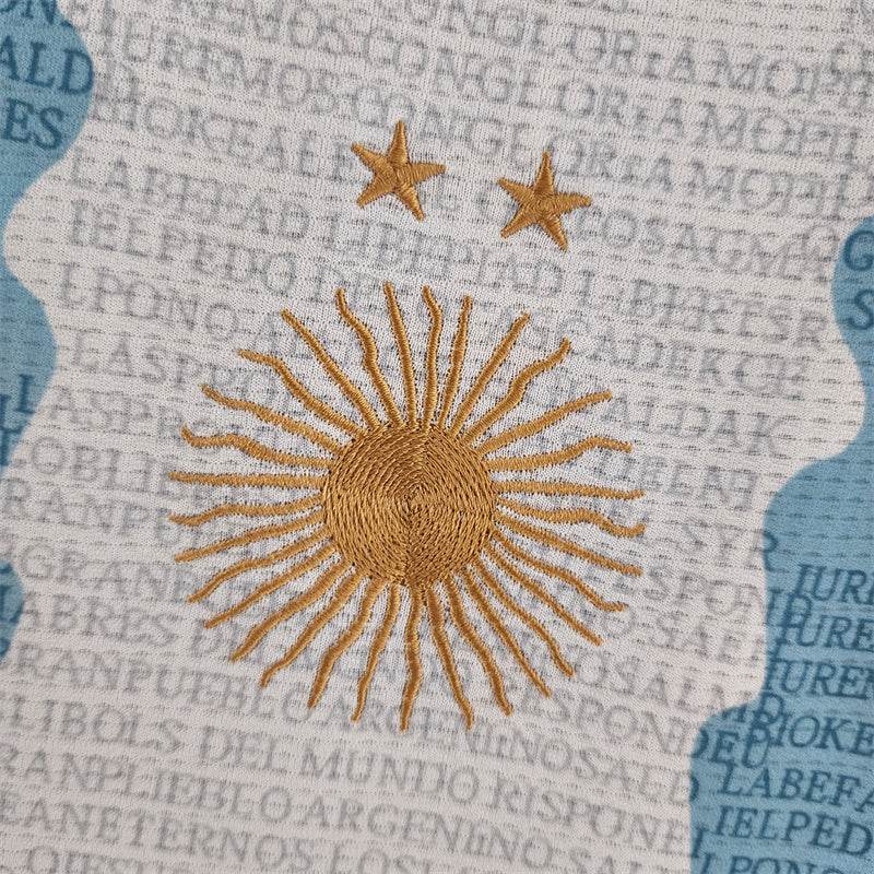 CAMISETA ARGENTINA EDICIÓN COMEMORATIVA I 2022 HOMBRE (RETRO) - ZonaCamisetas